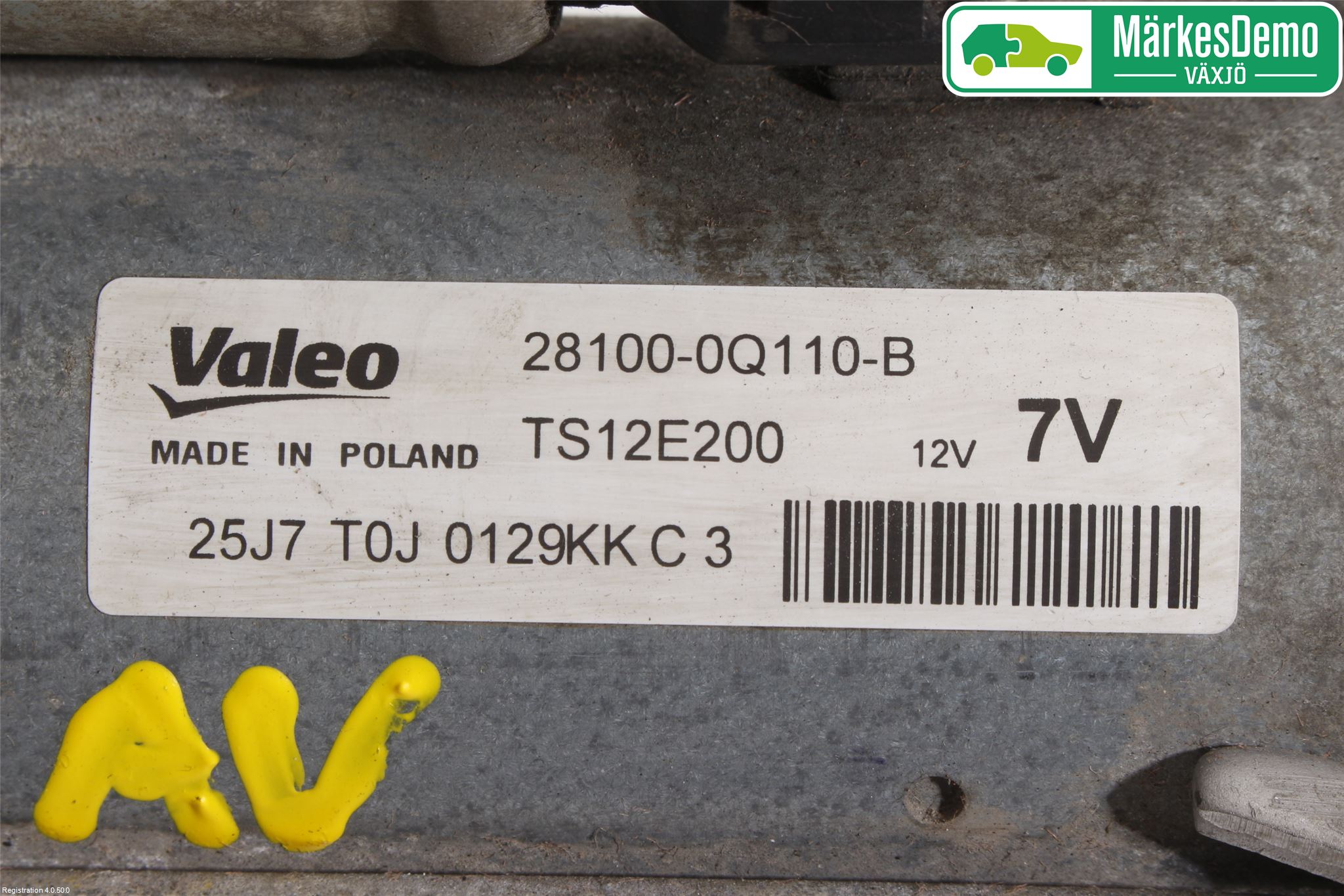 Toyota AYGO 15-21 Startmotor