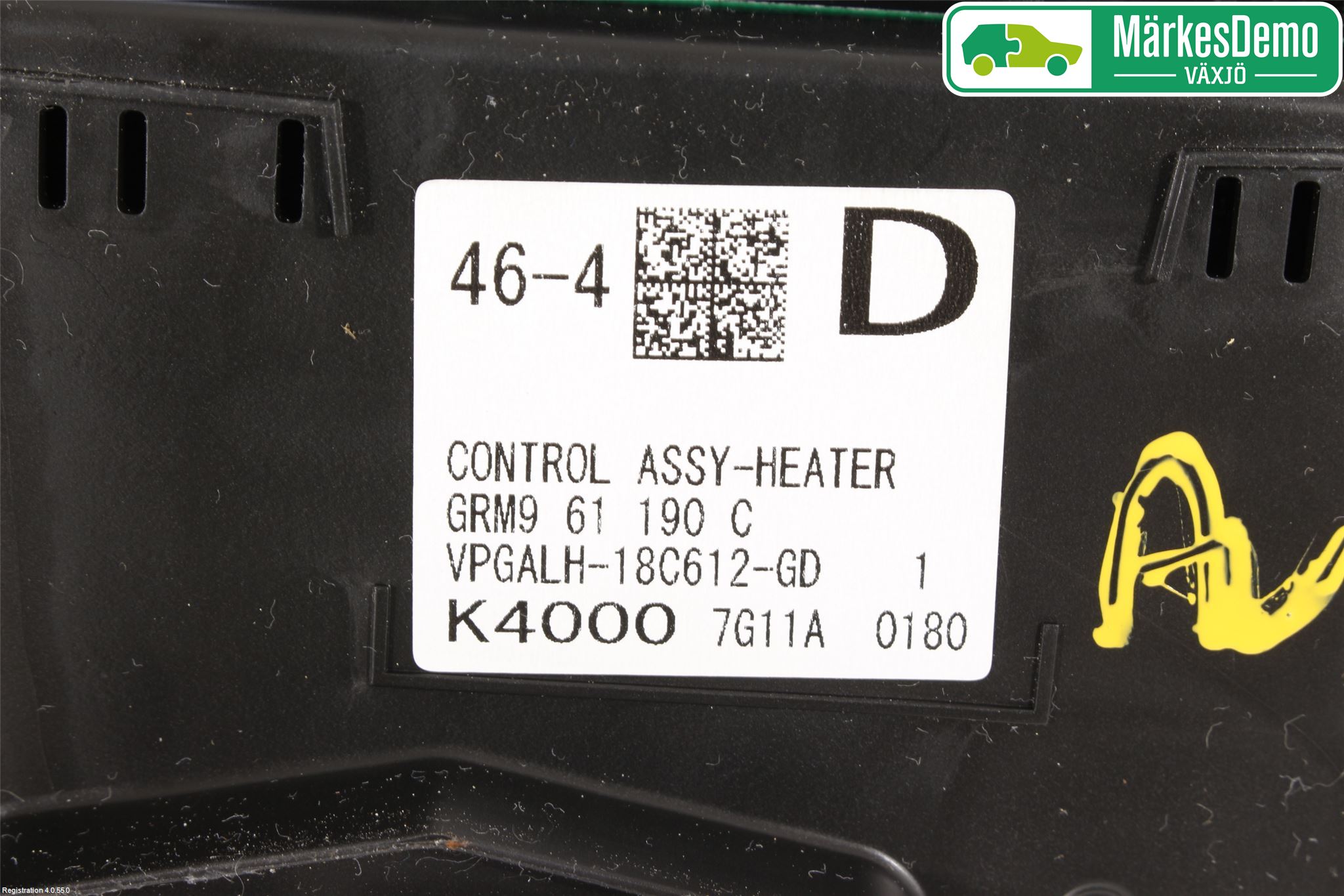 Mazda 6 13- Varme Ac Betjening-Display