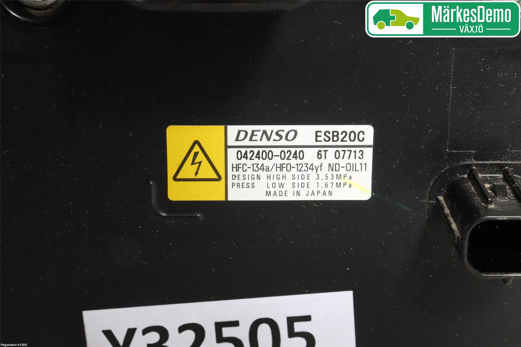 Toyota PRIUS (ZVW50) 16-21 Varme Ac Kompressor