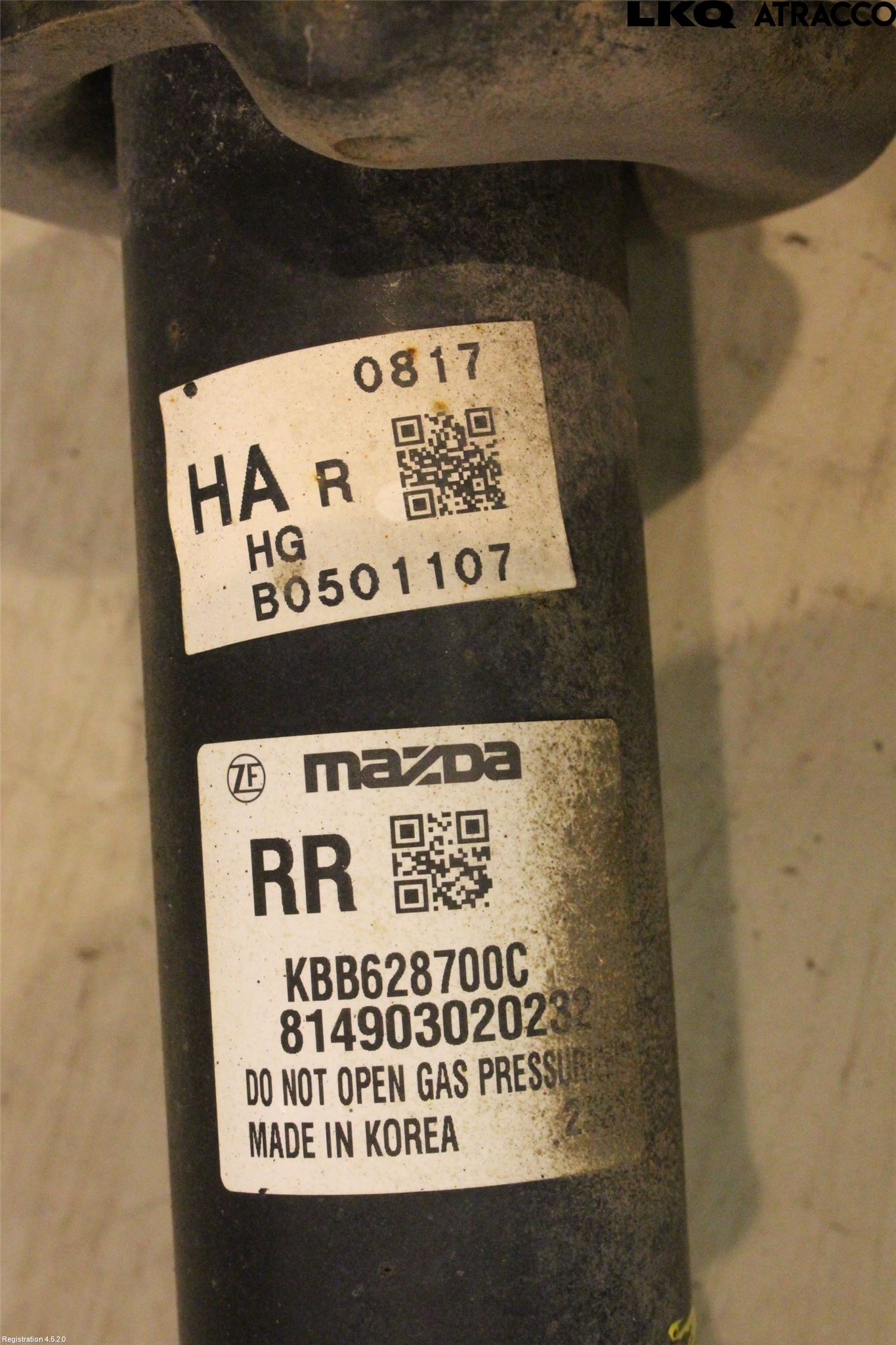 Mazda CX-60 22- Fjærbein Bak Høyre