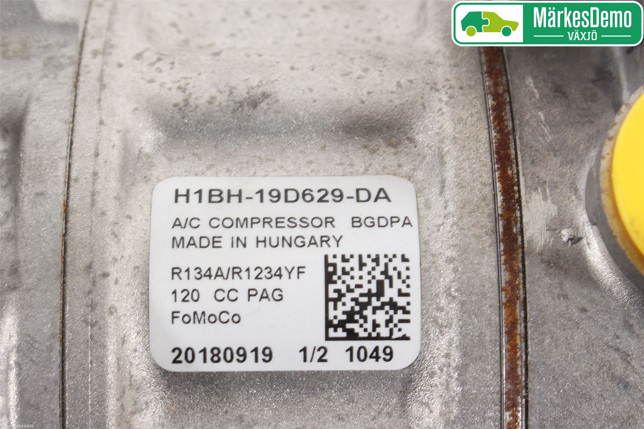 Ford FIESTA (VII) 18-23 Varme Ac Kompressor