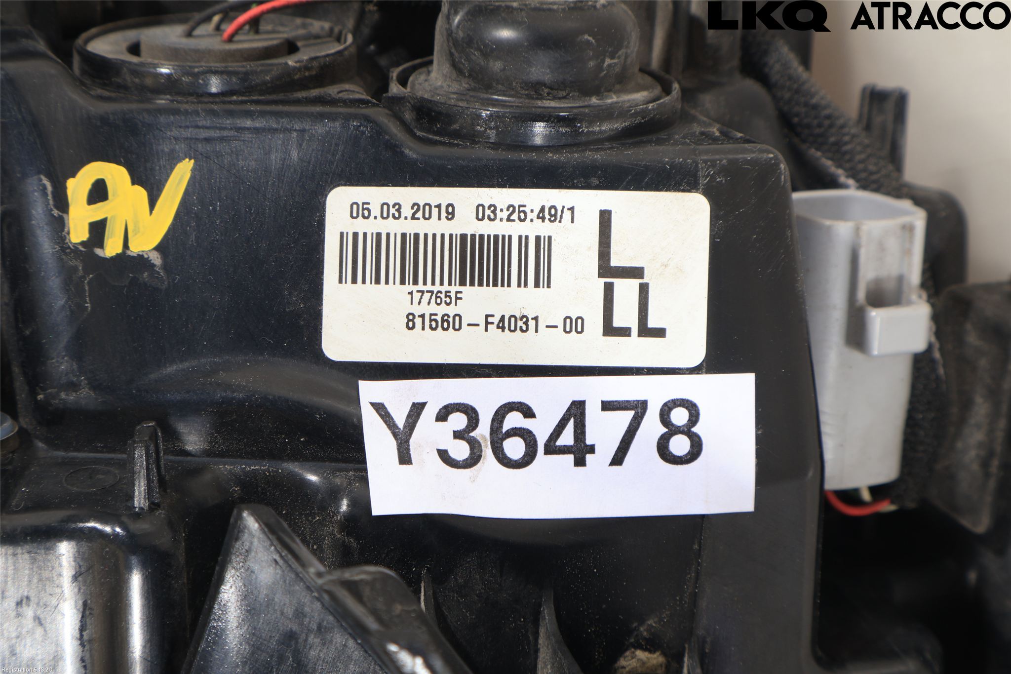 Toyota C-HR 16-23 Baklykt Venstre