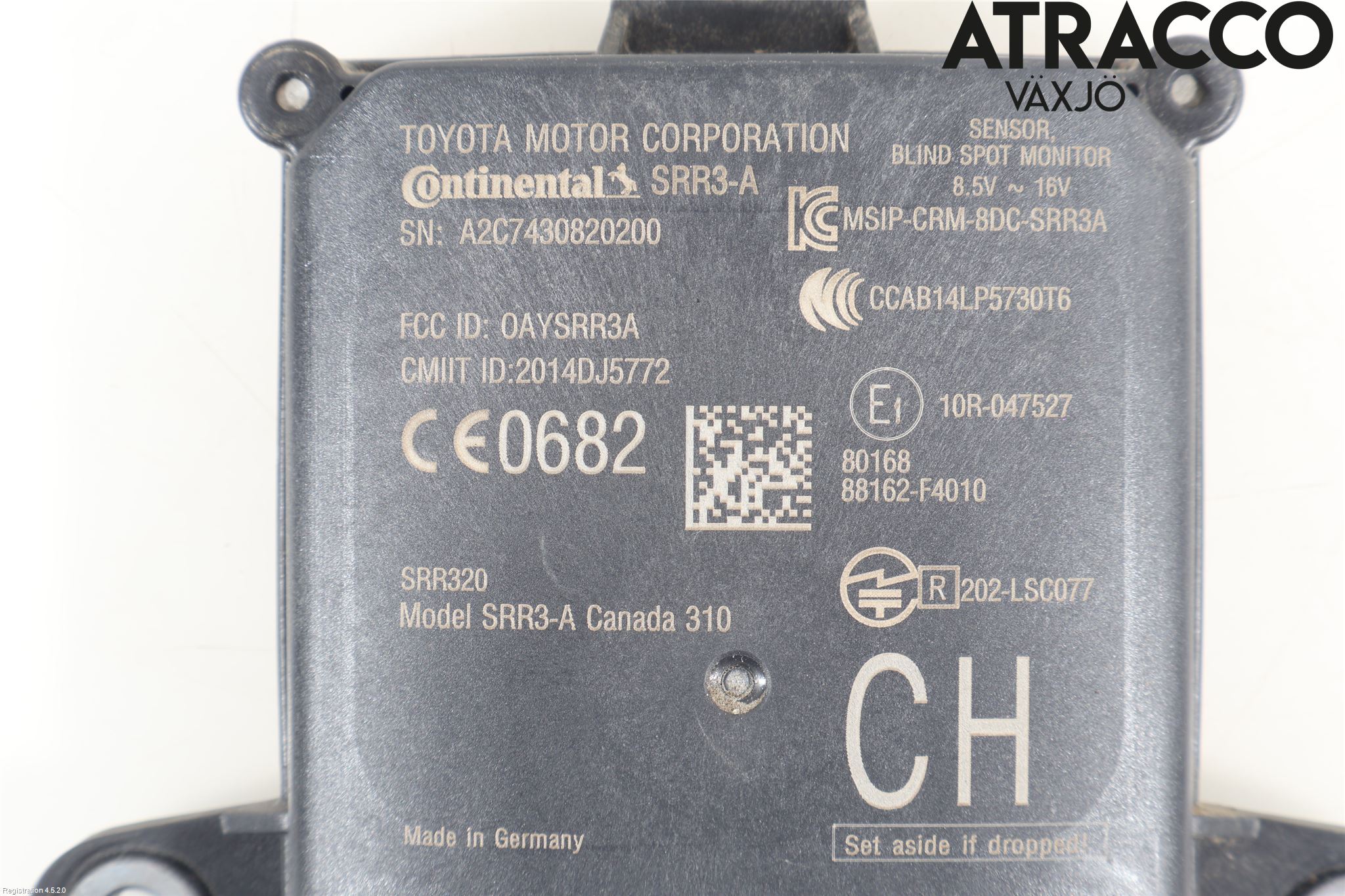 Toyota C-HR 16-23 Sensor Kollisjonsbeskyttelse