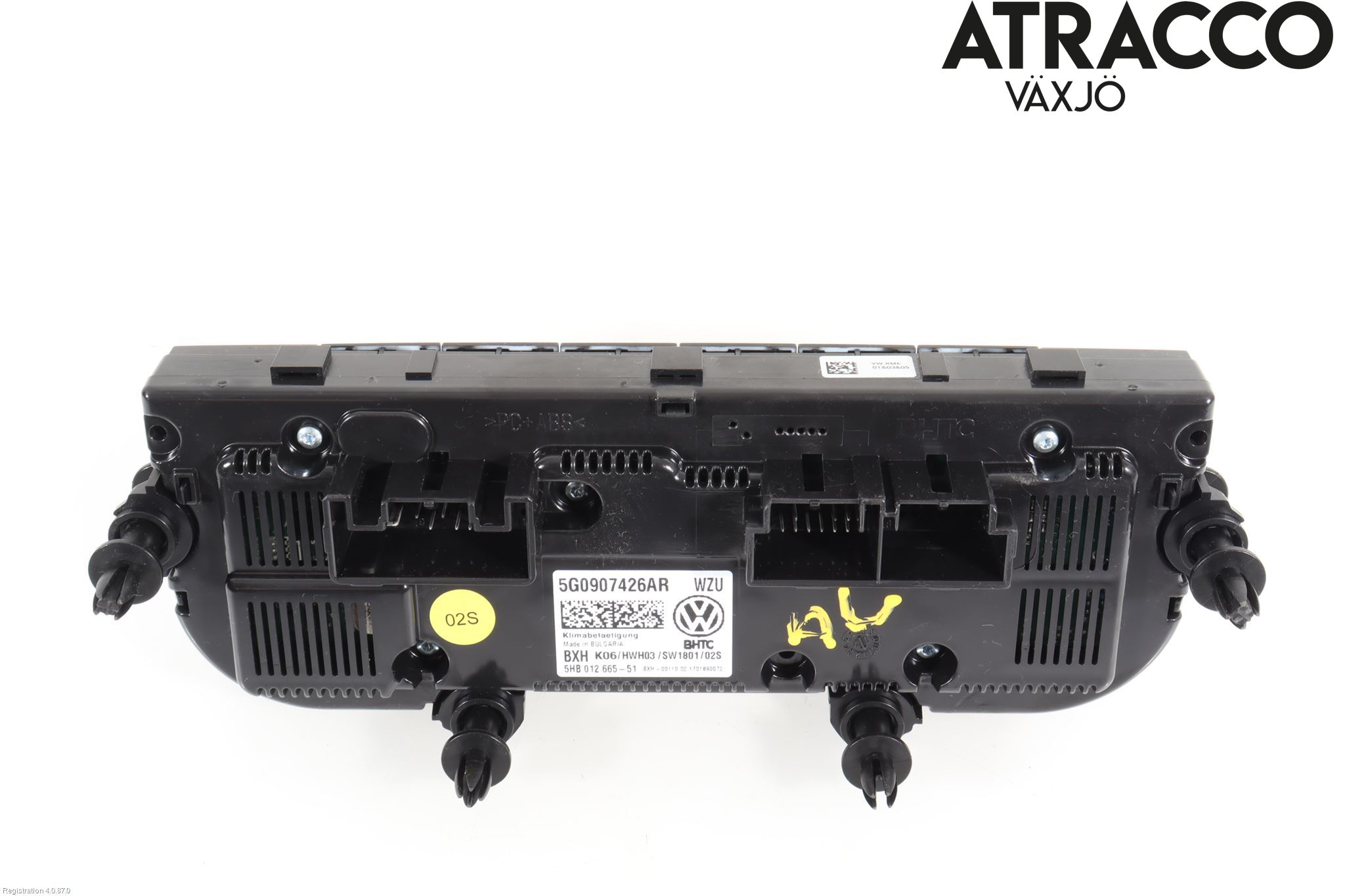 Volkswagen VW GOLF / E-GOLF VII 13-20 Varme Ac Betjening-Display