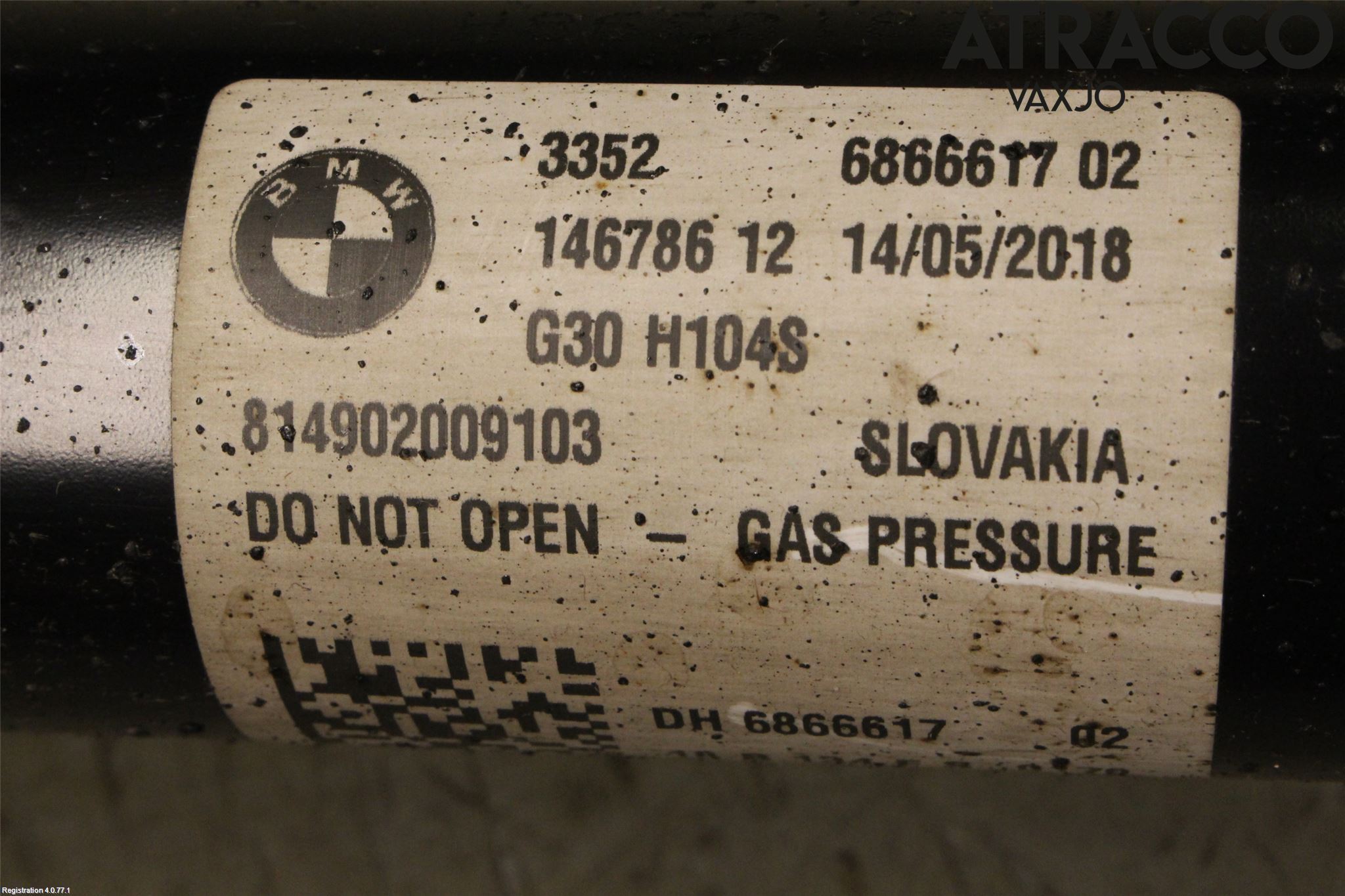 BMW 5 G30/G31/F90 17-23 Fjærbein Bak Venstre