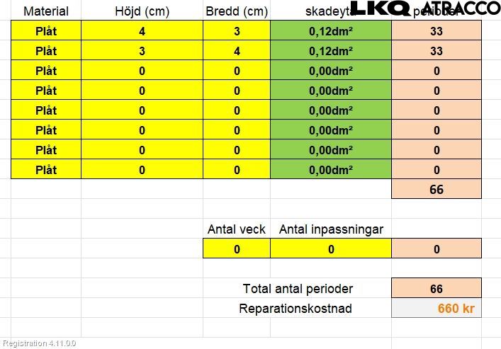 Fiat 500L 13-19 Dør 4D Bak Venstre
