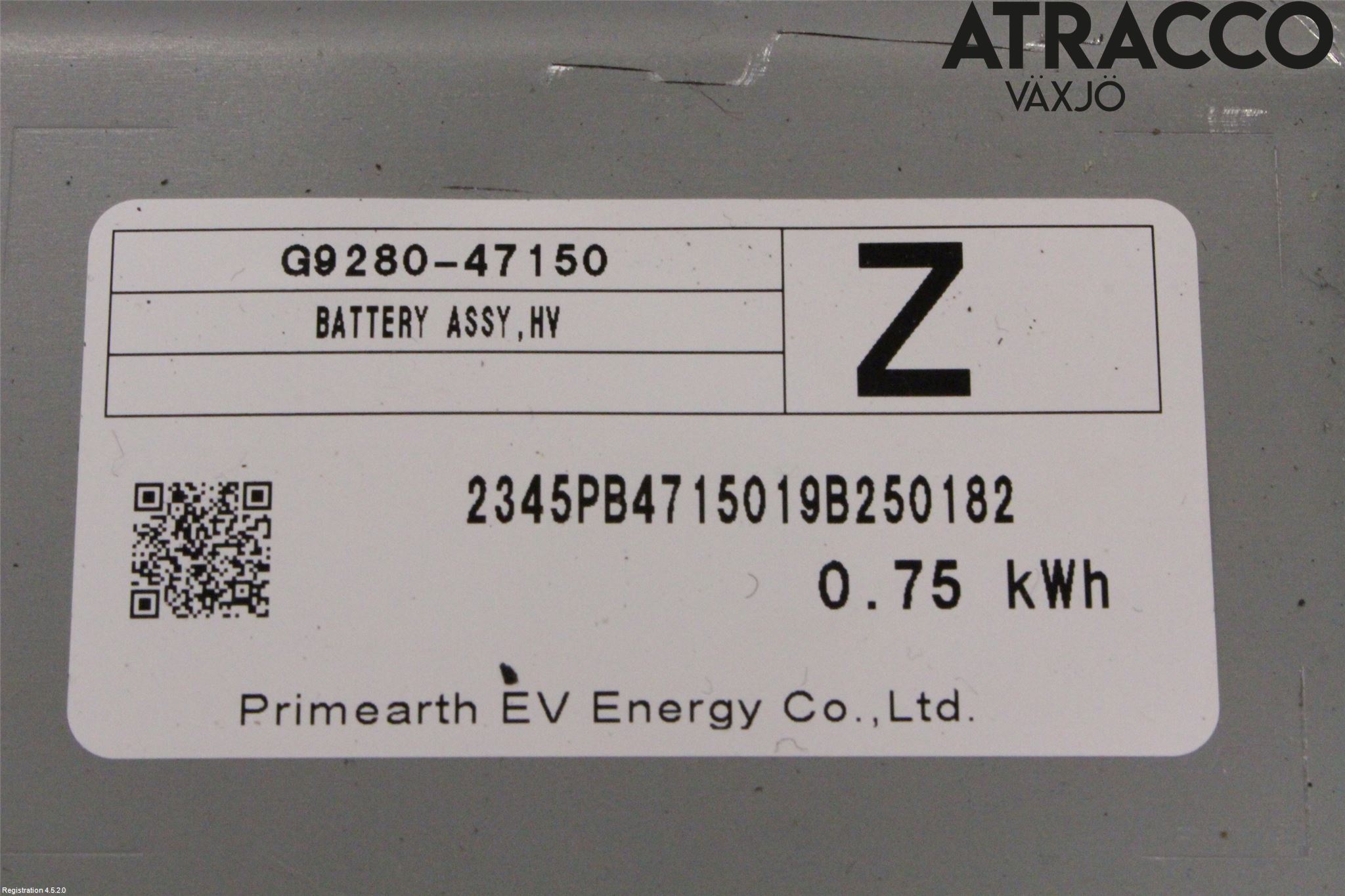 Toyota COROLLA 19- Hybrid Batteri