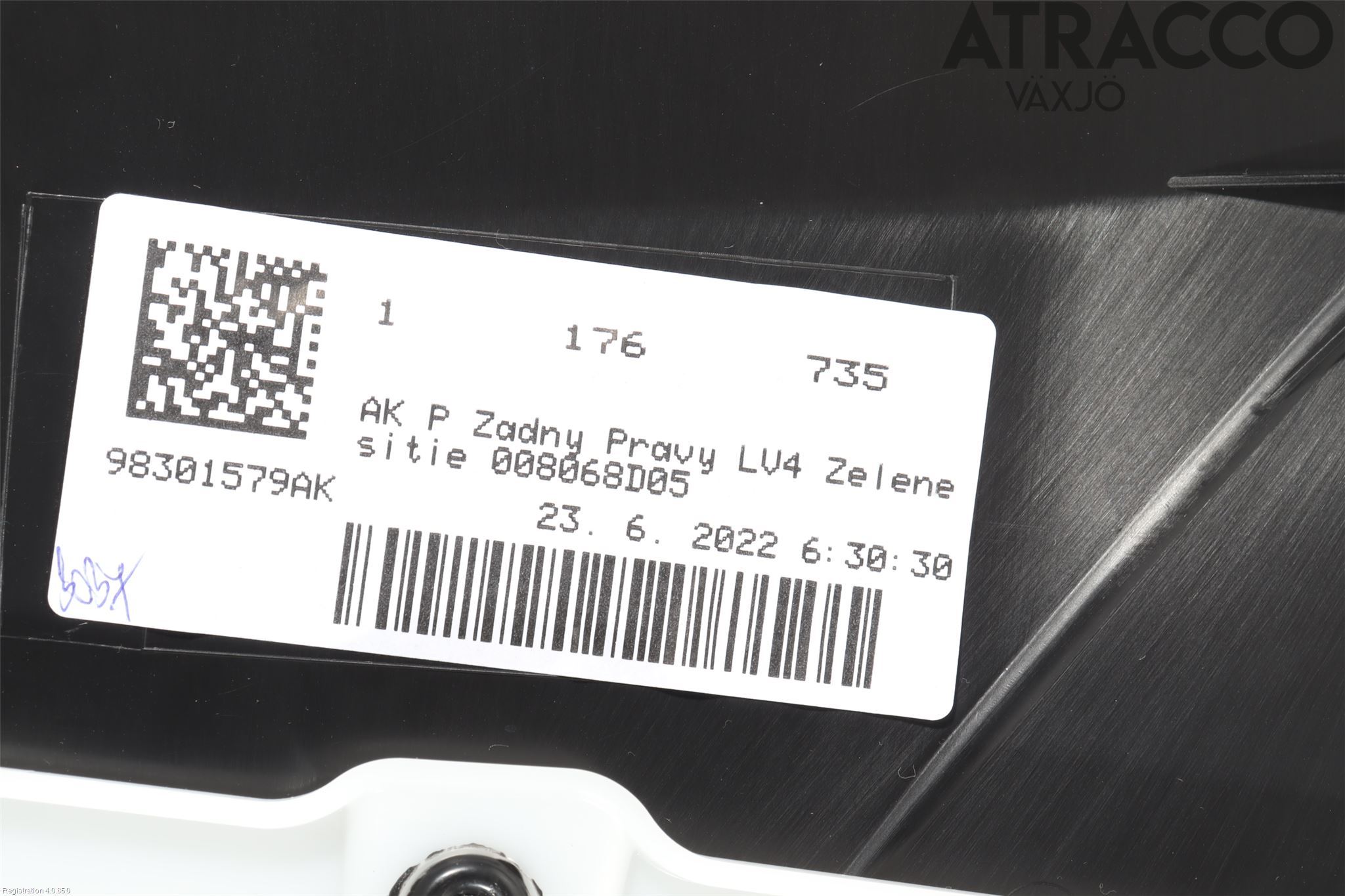 Peugeot 208/E-208 20- Innr Dørtrekk Høyre