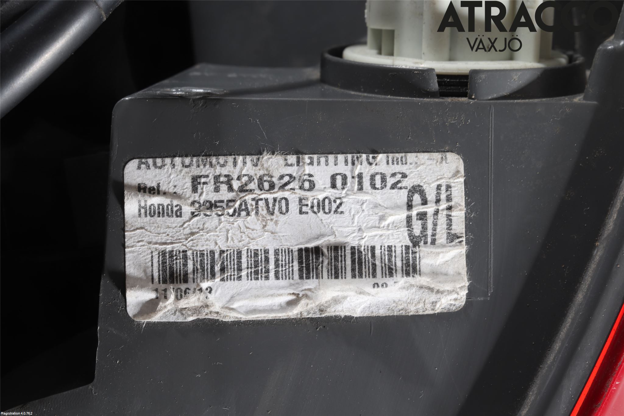 Honda CIVIC 12-16 Baklykt Venstre