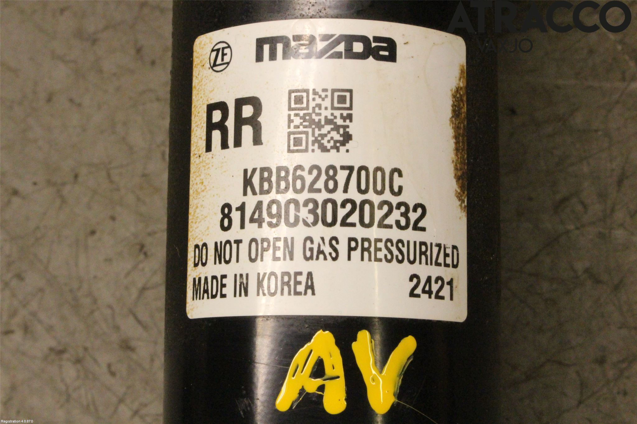 Mazda CX-60 22- Fjærbein Bak Høyre