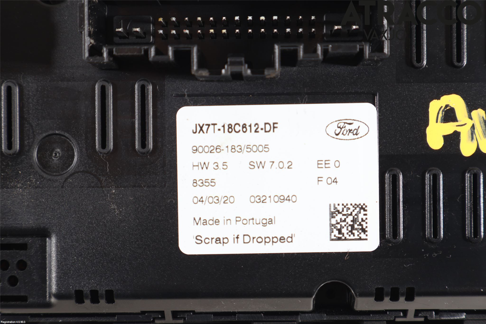 Ford FOCUS 19- Varme Ac Betjening-Display