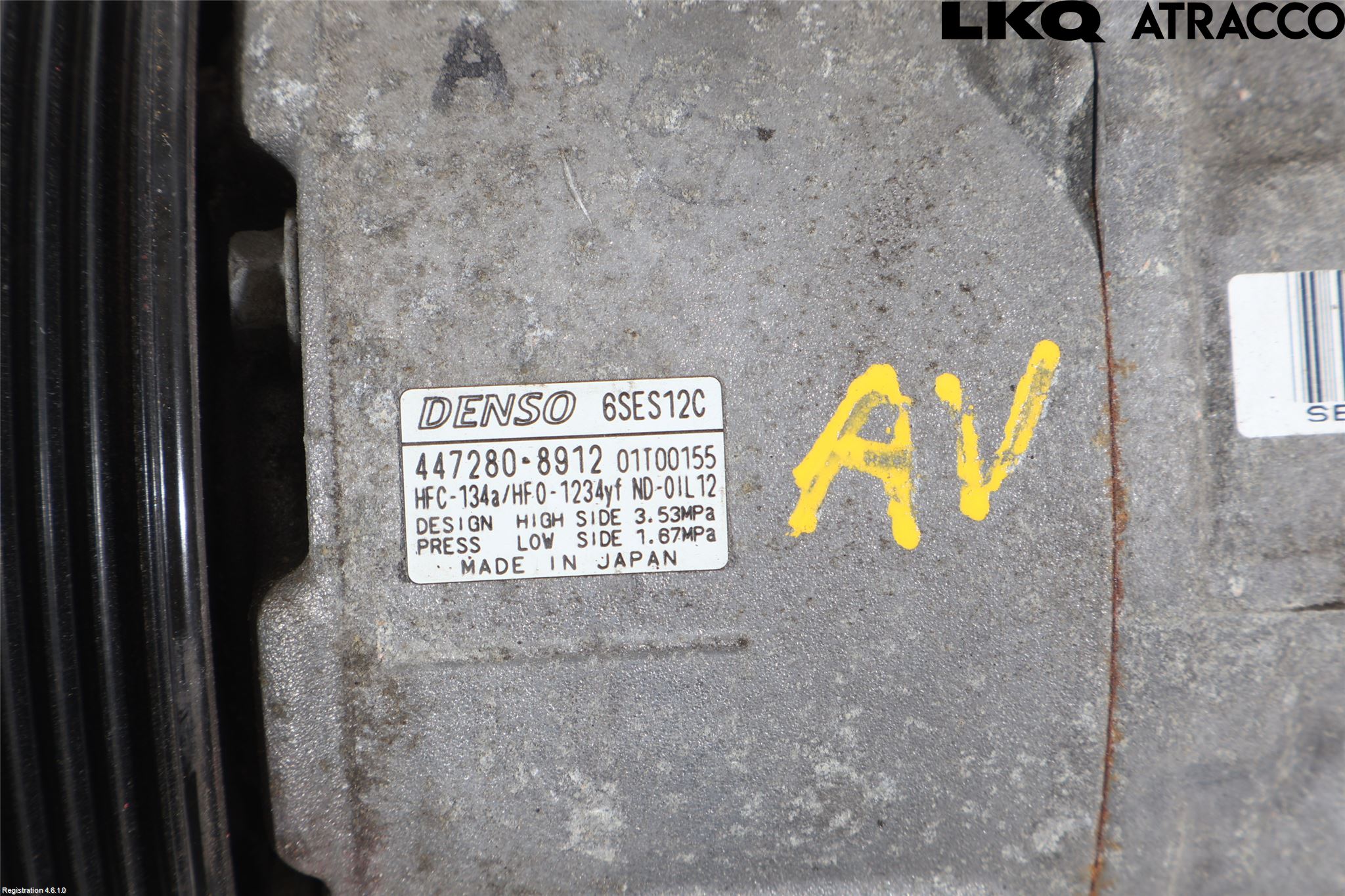 Toyota AURIS 13-19 Varme Ac Kompressor