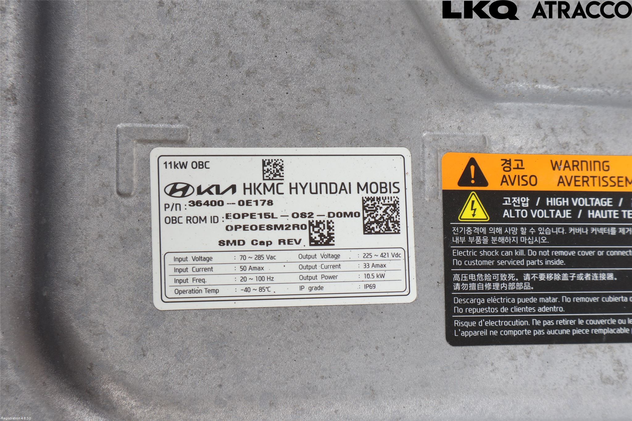 Hyundai KONA/ELECTRIC OS 18-23 Batterilader Hybrid