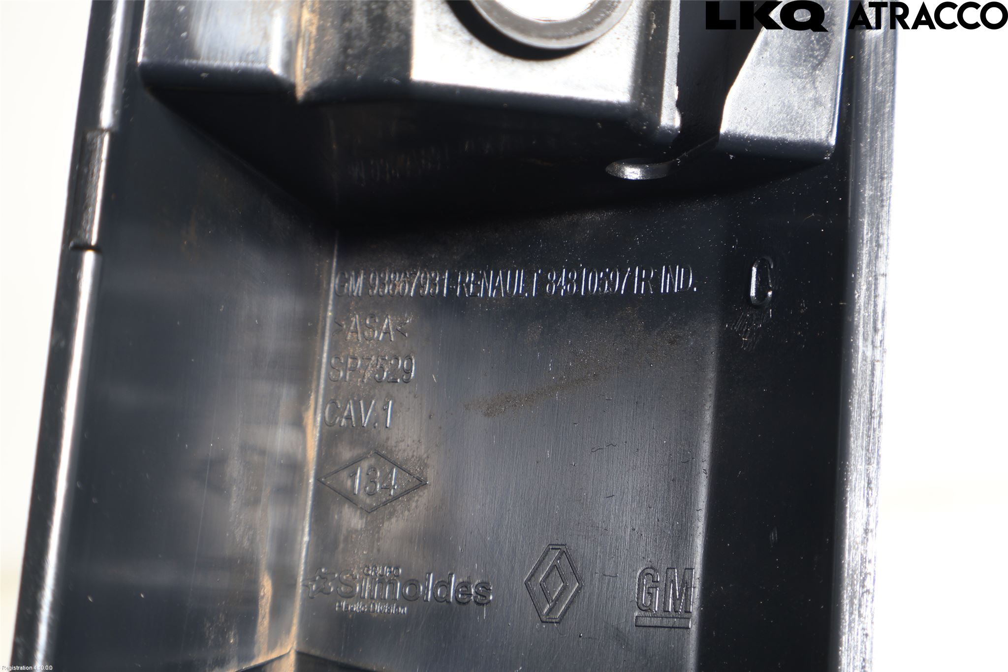 Renault TRAFIC/E-TECH 15- Refleksplate - Skiltplate