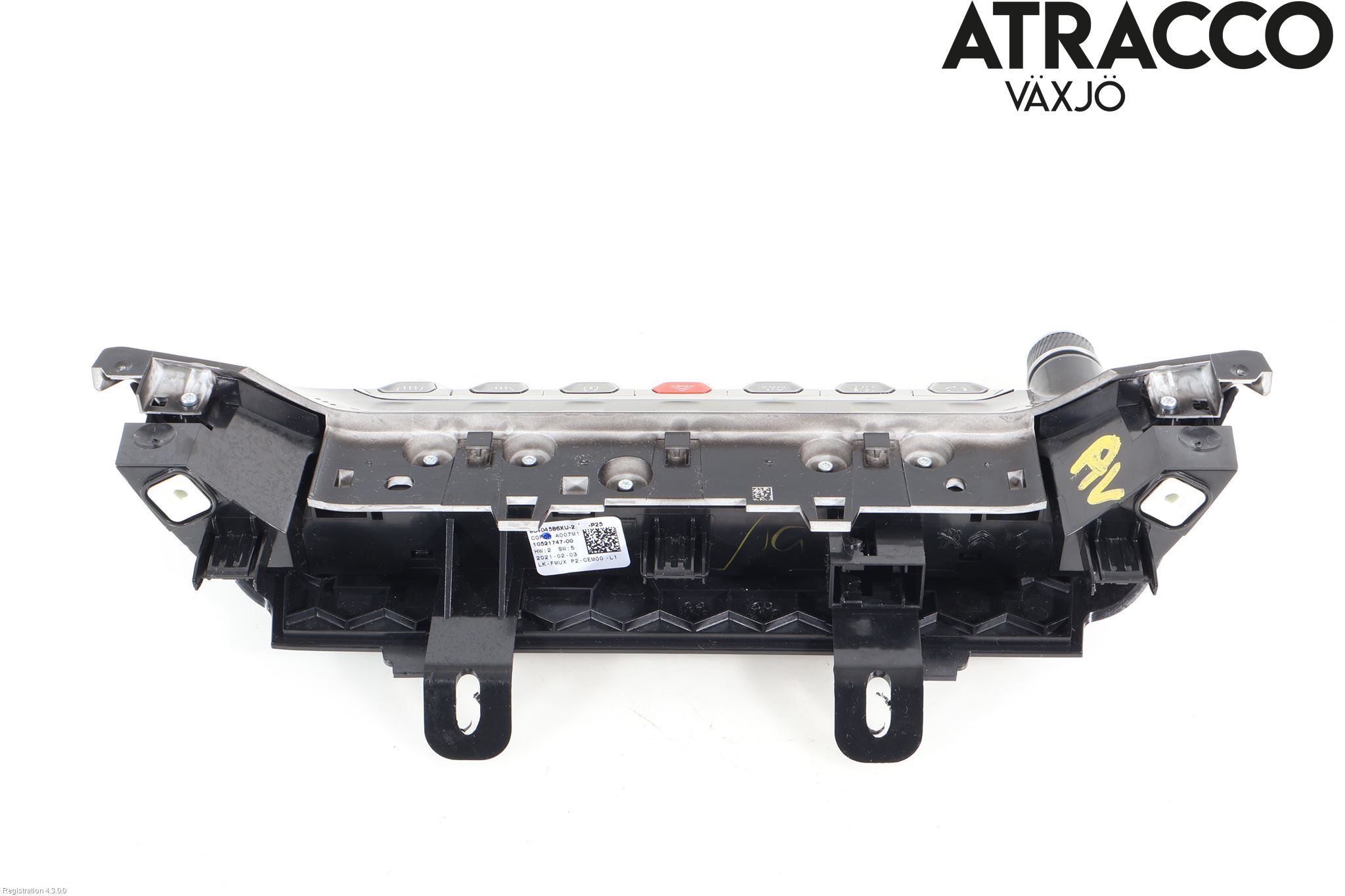 Peugeot 2008/E-2008 20- Varme Ac Betjening-Display
