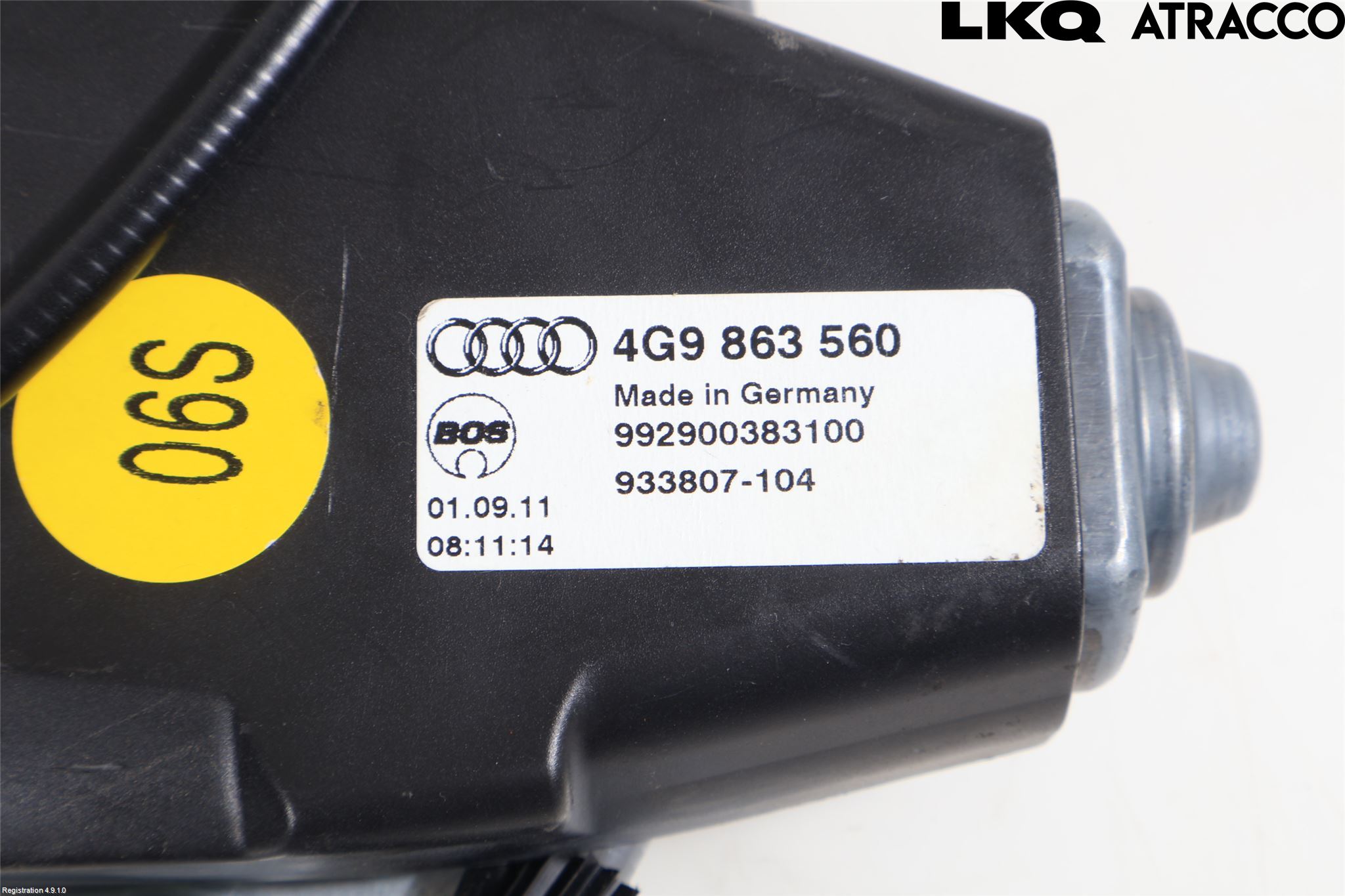 Audi A6/S6 4G 11-18 Innr Innsyn Beskytelse Stv
