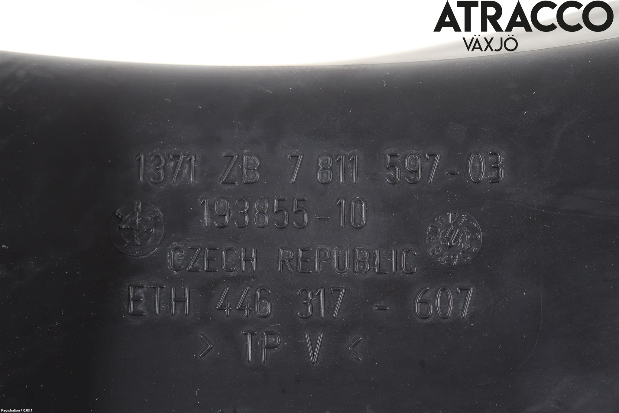 BMW 5 F10/F11/F18 09-17 Forg-Belg-Rør Mot Luftr