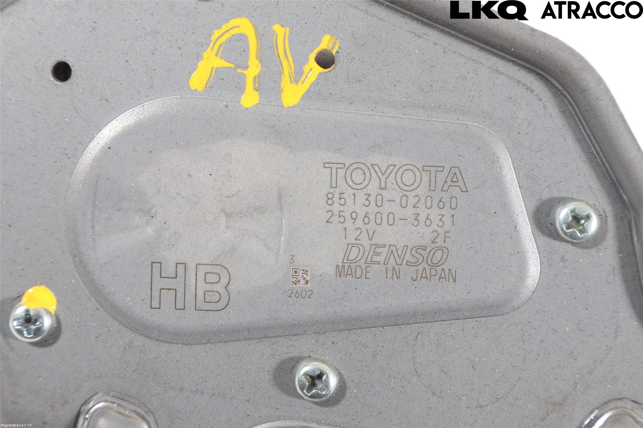 Toyota COROLLA 19- Viskermotor Bakluke
