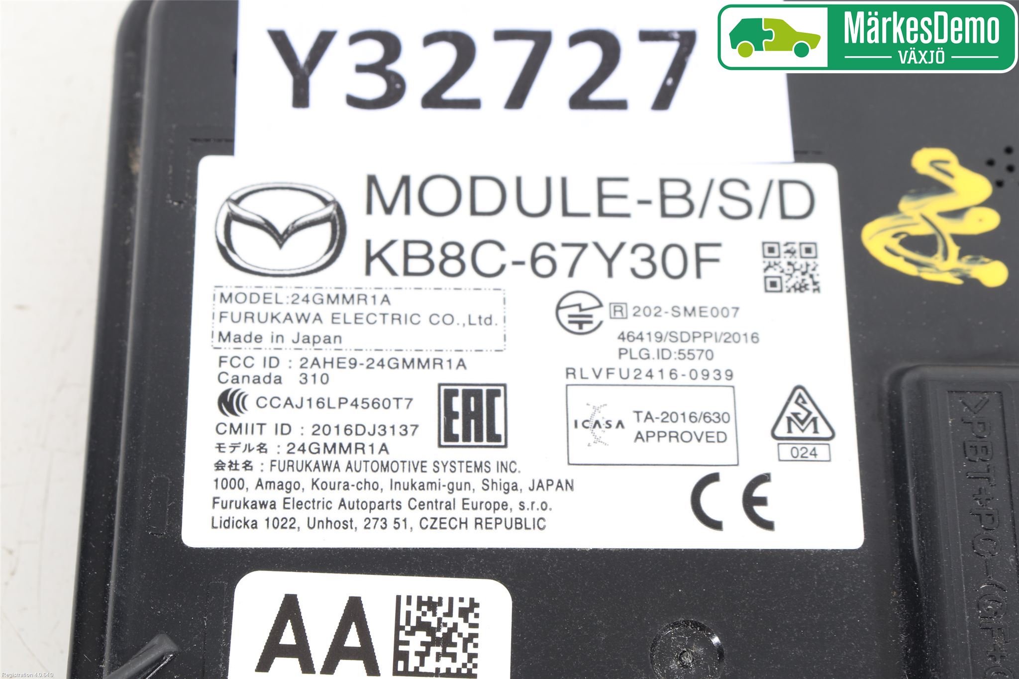 Mazda CX-5 17- Sensor Kollisjonsbeskyttelse