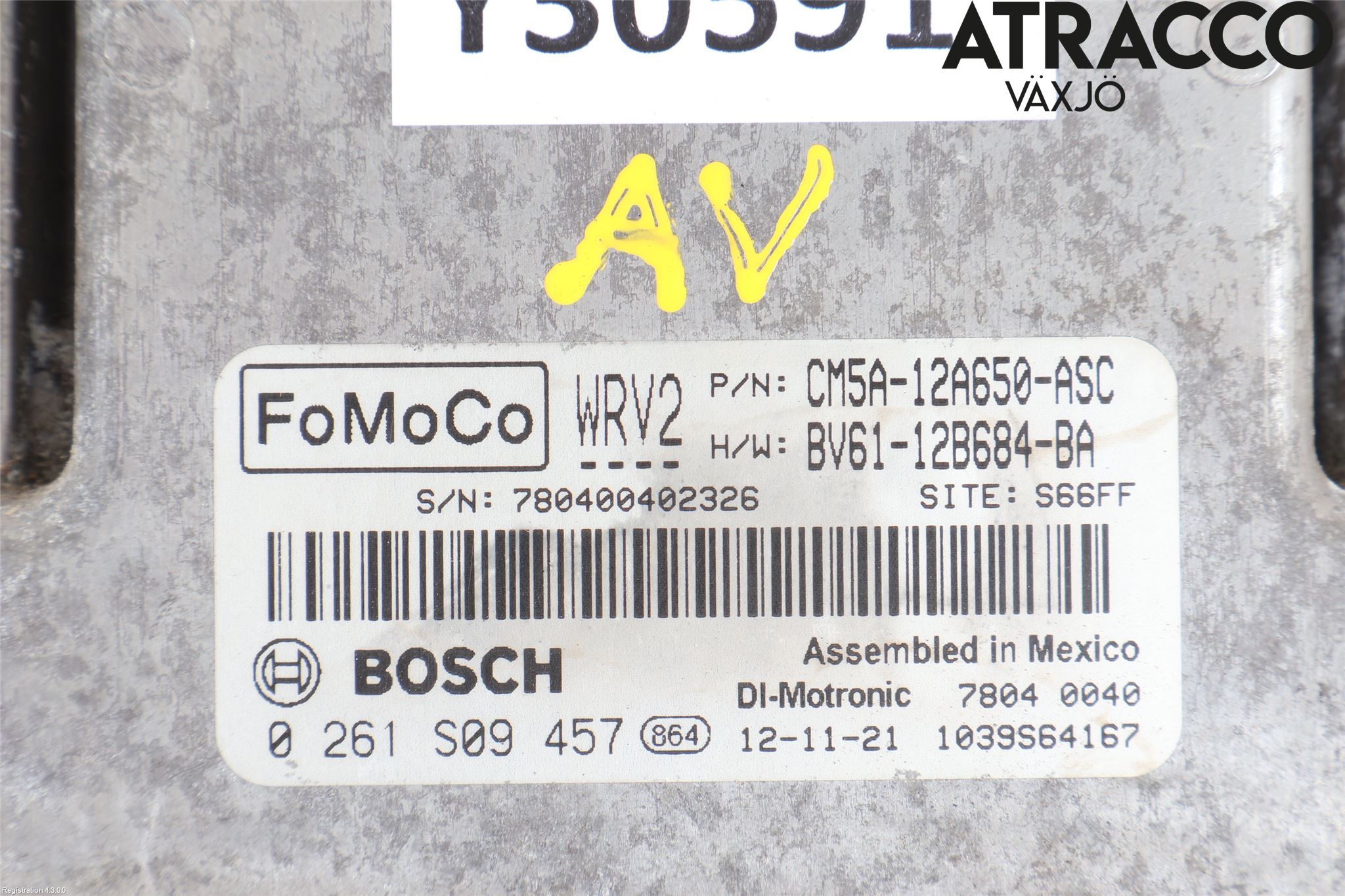Ford FOCUS 11-14 Styreenhet Innsprøytning