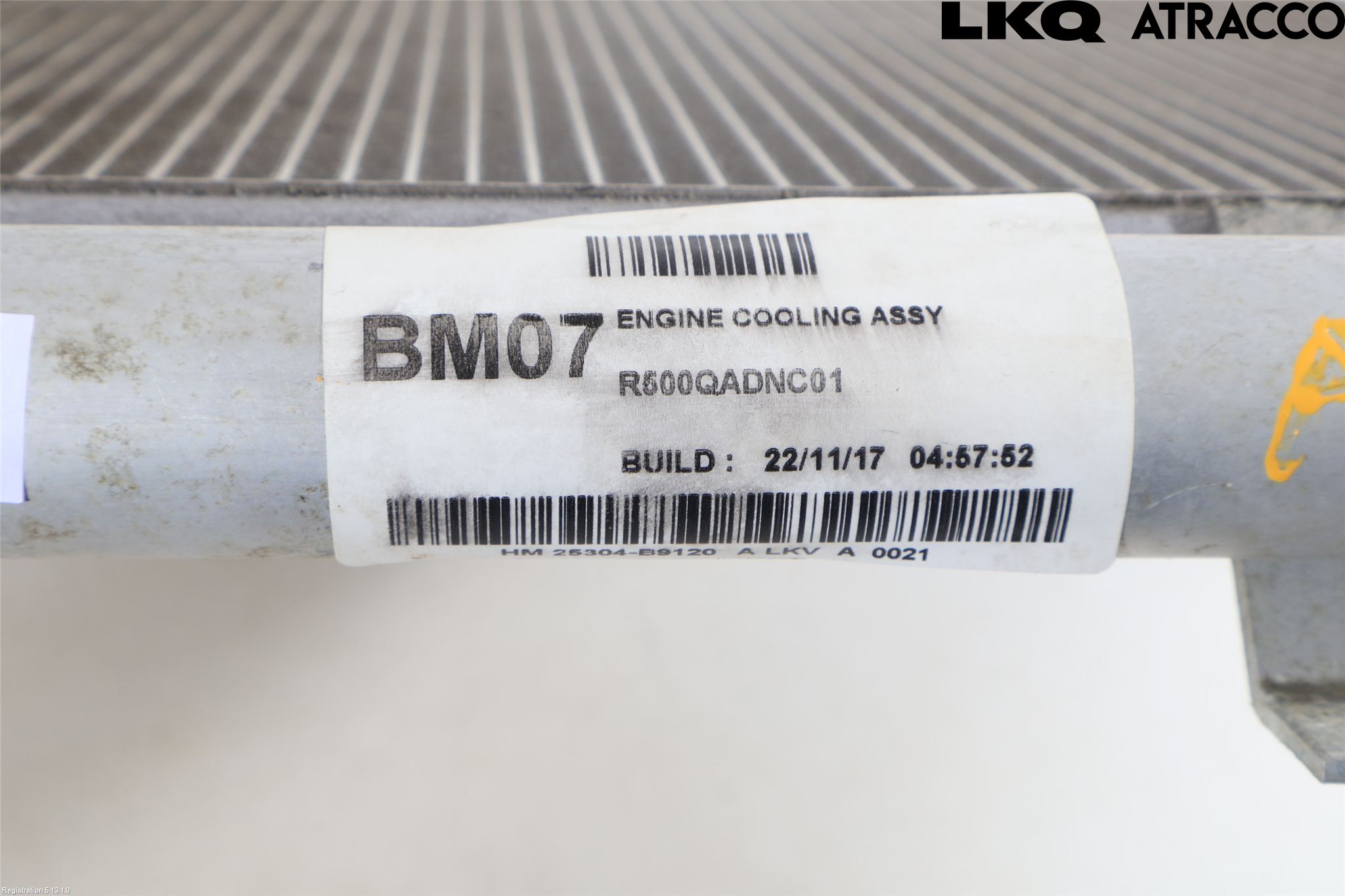 Hyundai i10 BA 17-20 Varme Ac Kondenser-Kjøler