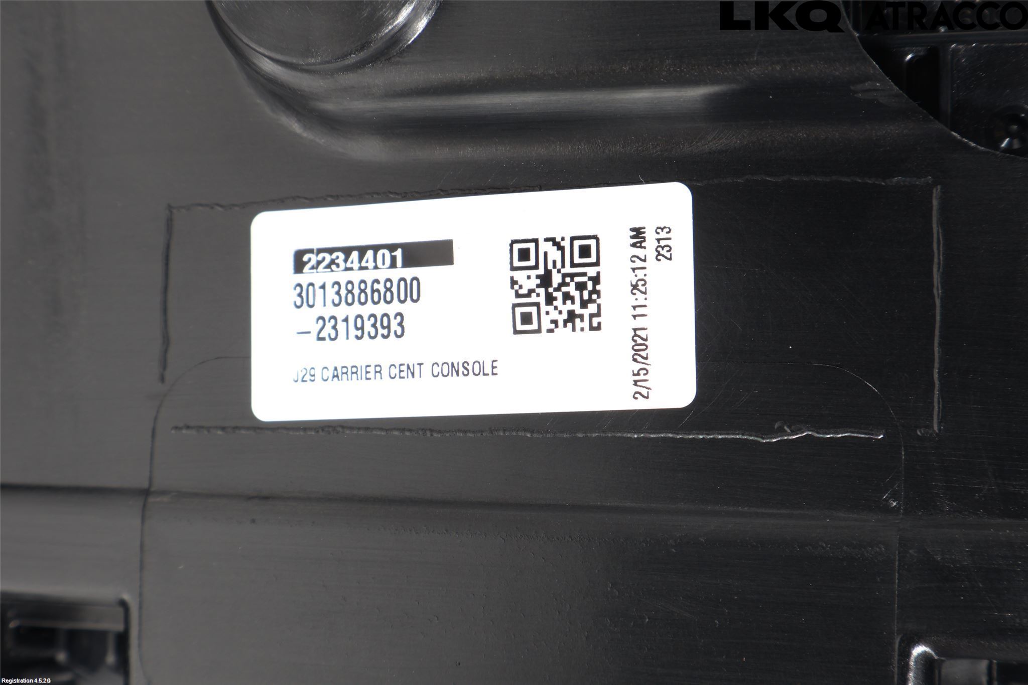 Toyota SUPRA / GR SUPRA Instrumentkonsoll Gulv