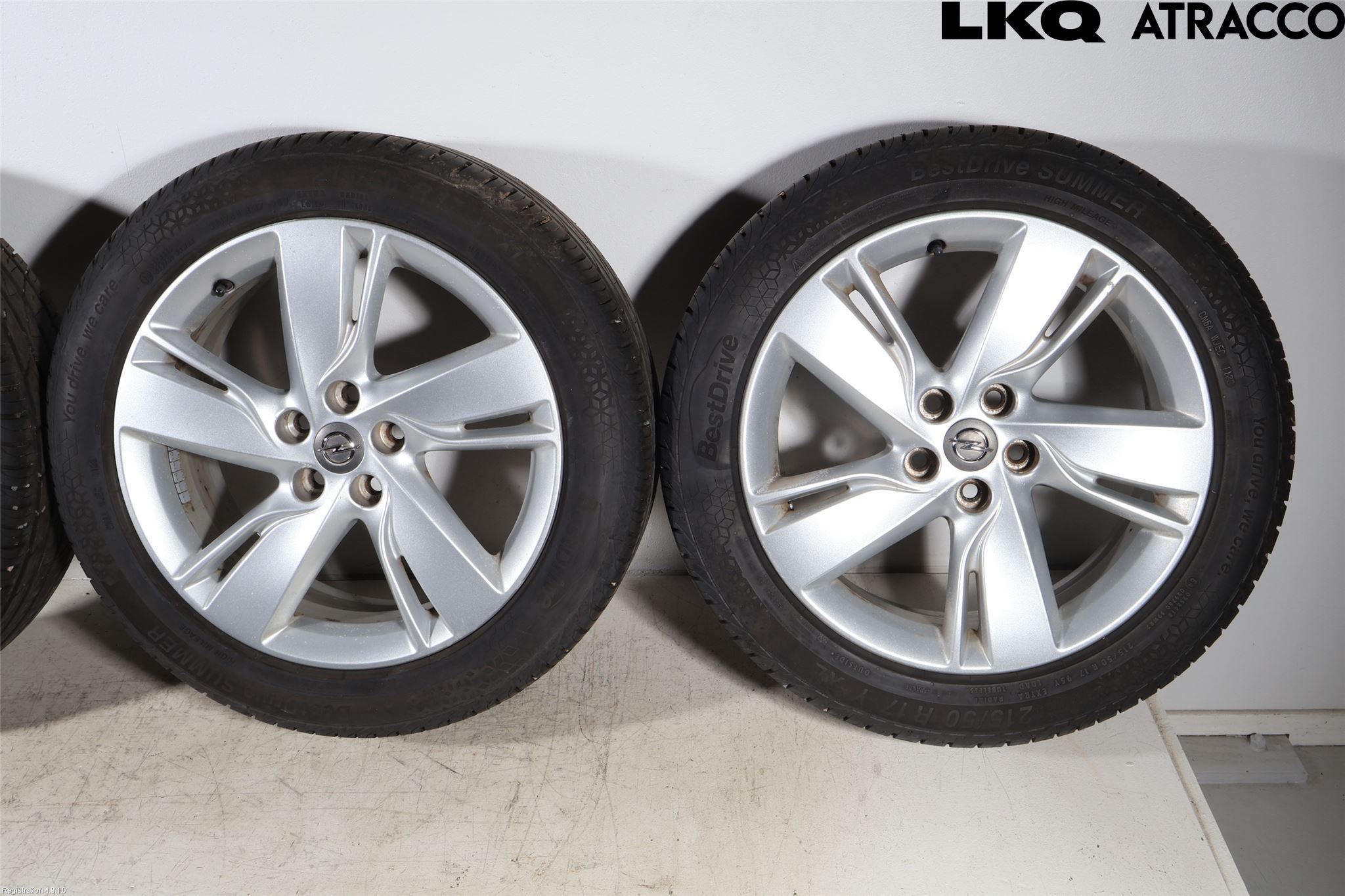 Opel ASTRA J 10-15 Dekk Sommer På Alu Felg 4Stk