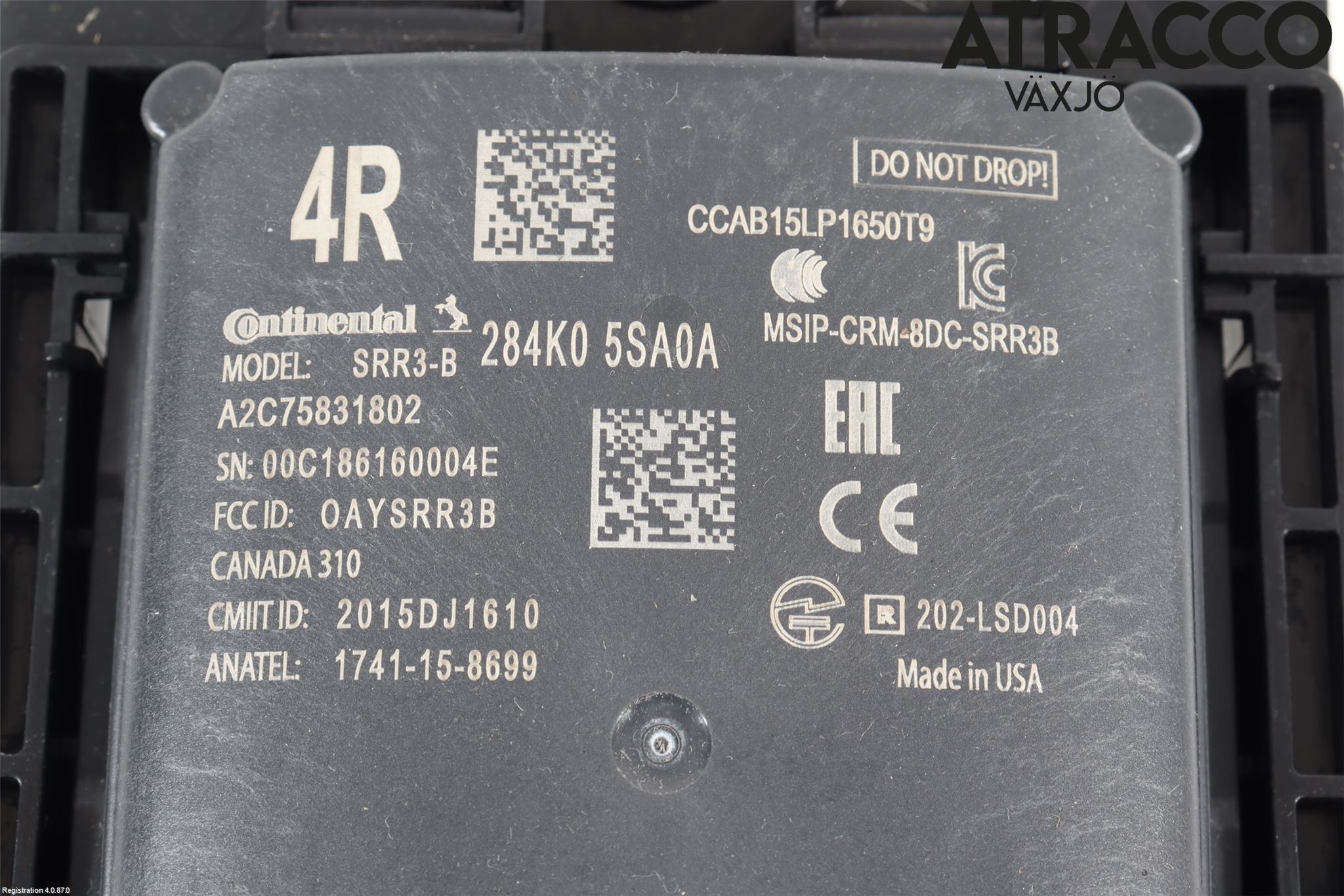 Nissan LEAF 18- Sensor Kollisjonsbeskyttelse