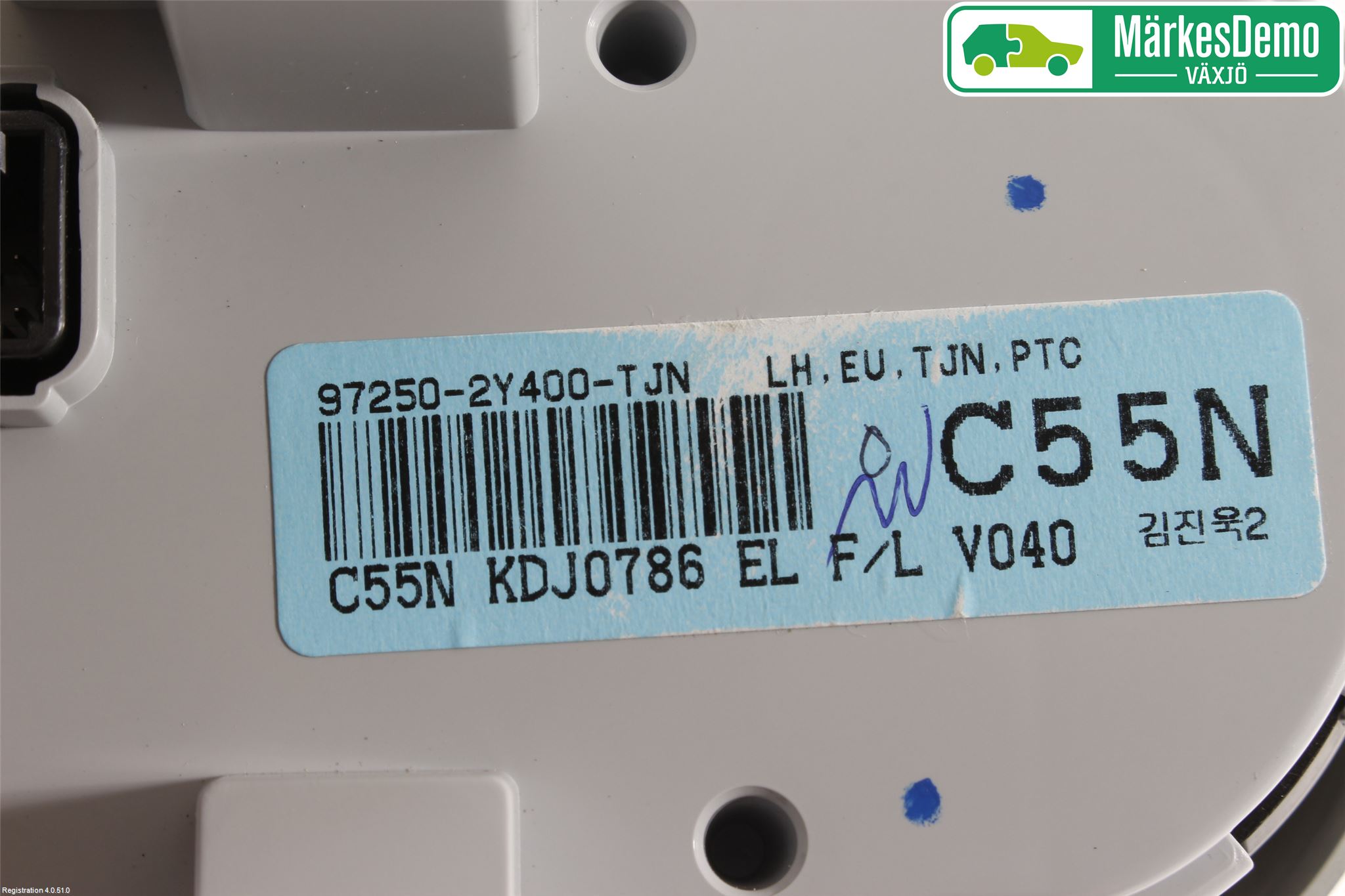 Hyundai ix35 Varme Ac Betjening-Display