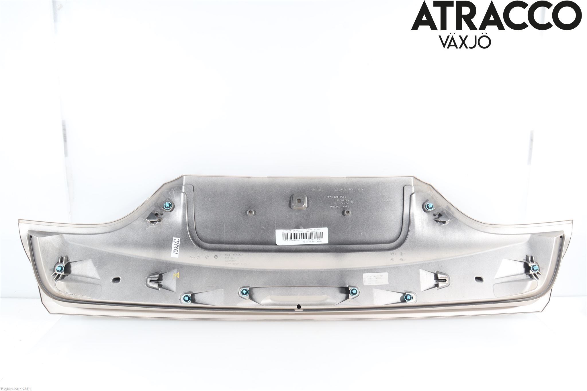 BMW 5 GT F07 09-17 Refleksplate - Skiltplate