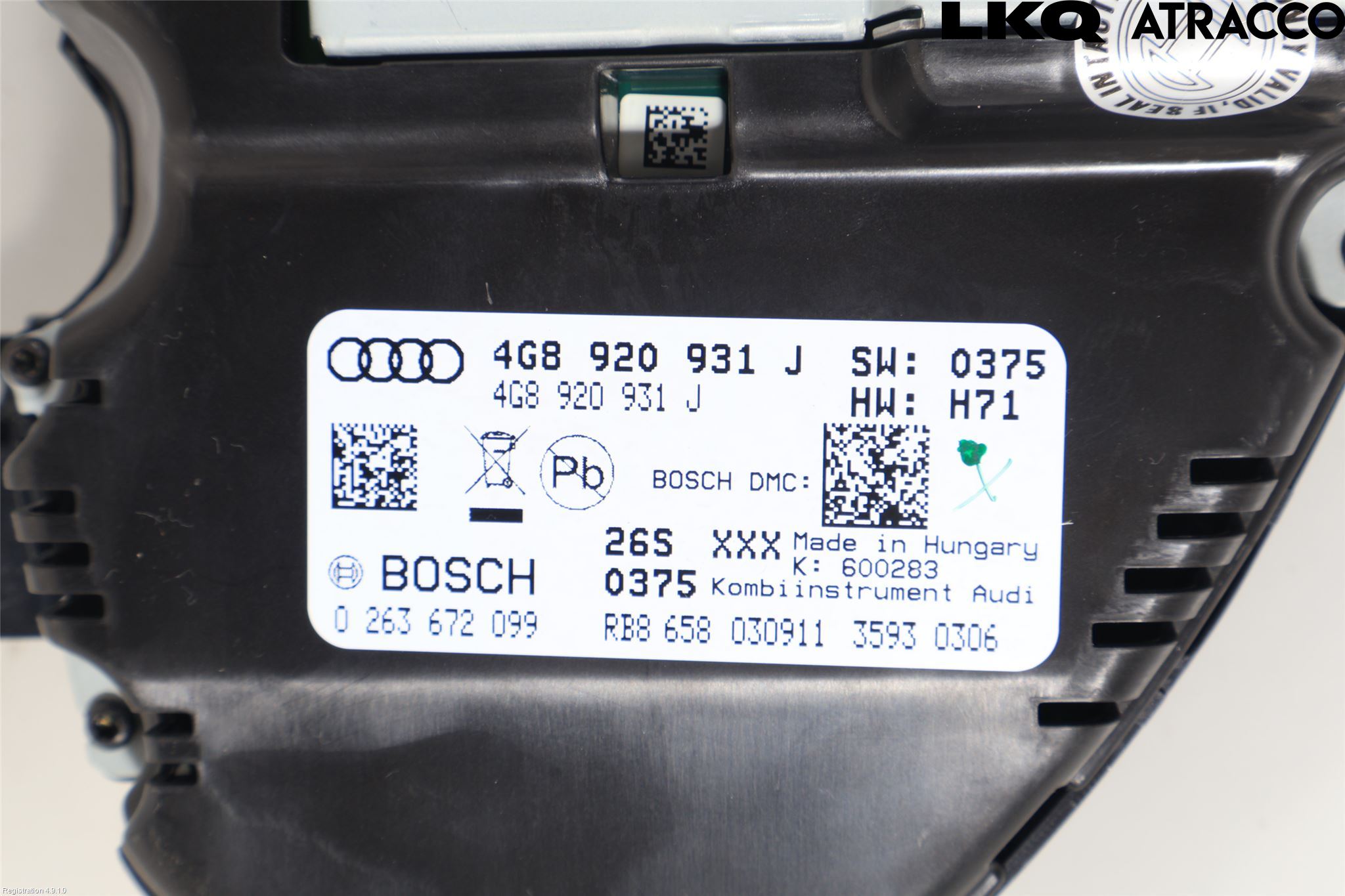 Audi A6/S6 4G 11-18 Instr Kombinert