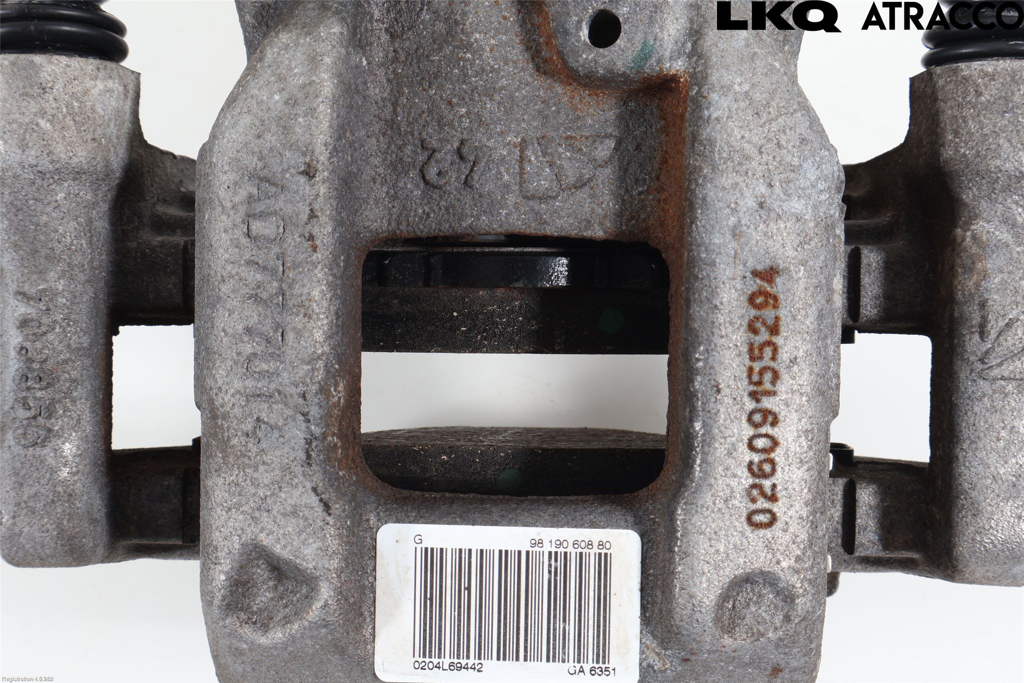 Peugeot 3008 17-24 Bremsecaliper Bak Venstre