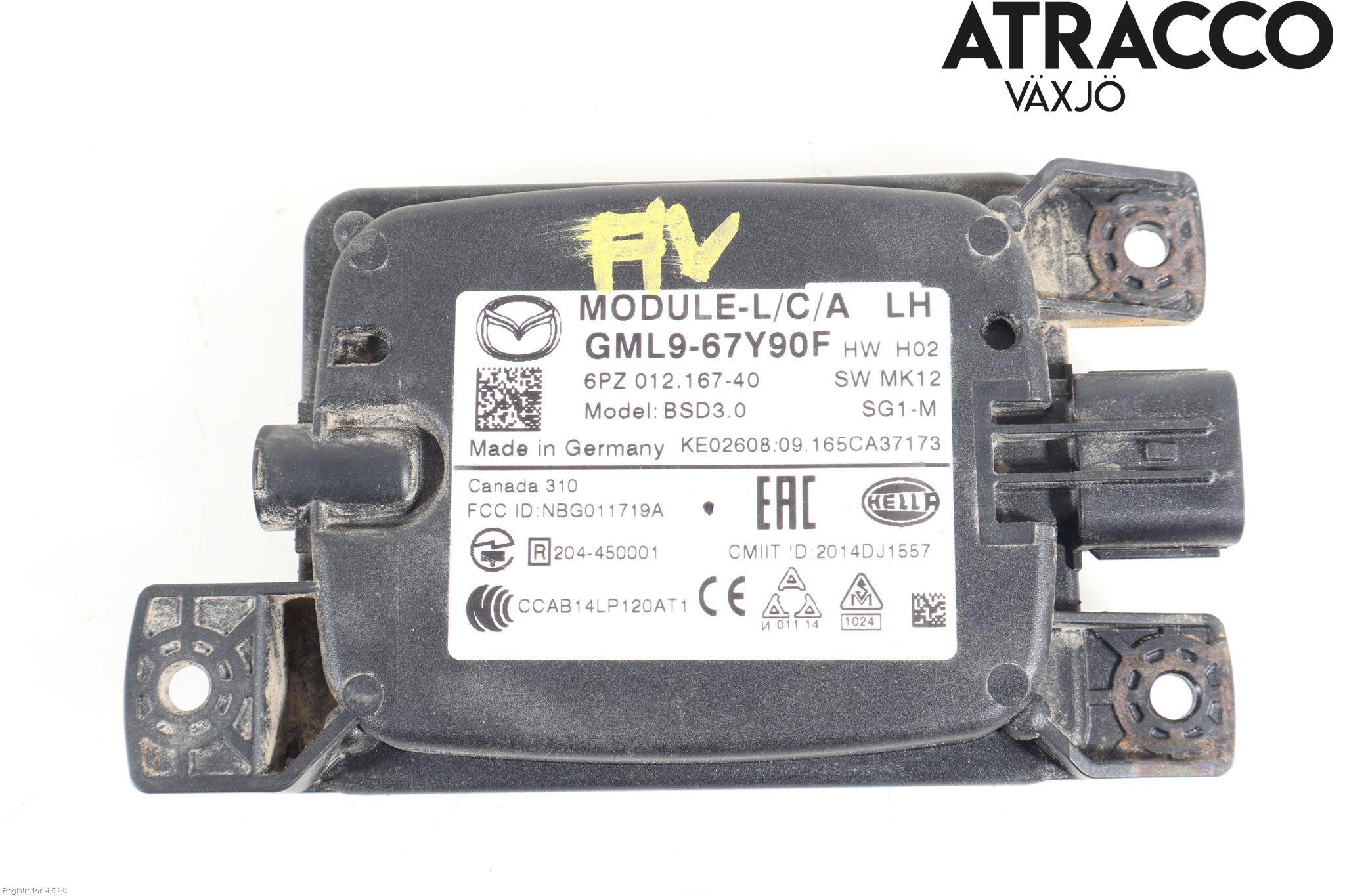 Mazda 6 13- Sensor Kollisjonsbeskyttelse