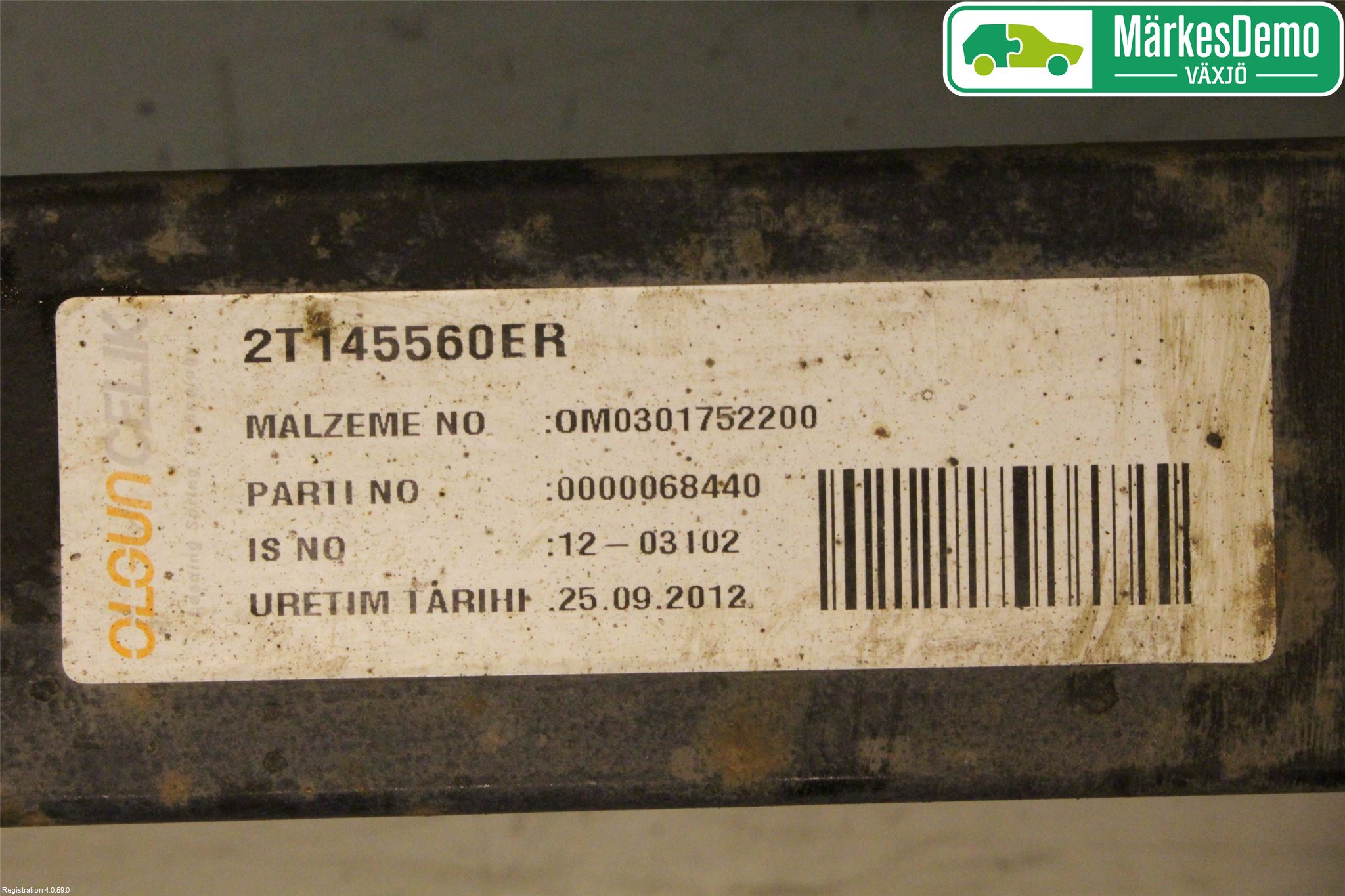 Ford TRANSIT CONNECT 09-13 Fjær Bak Blad