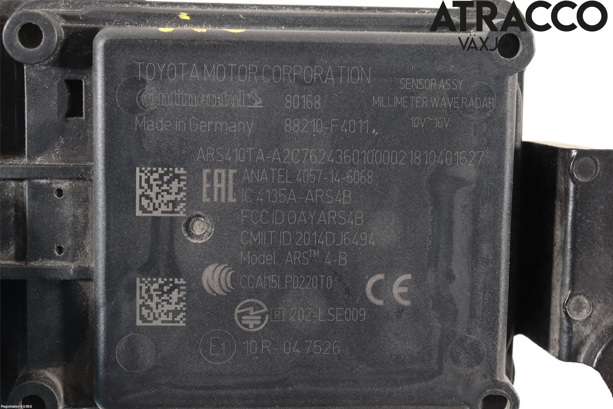 Toyota C-HR 16-23 Sensor Kollisjonsbeskyttelse