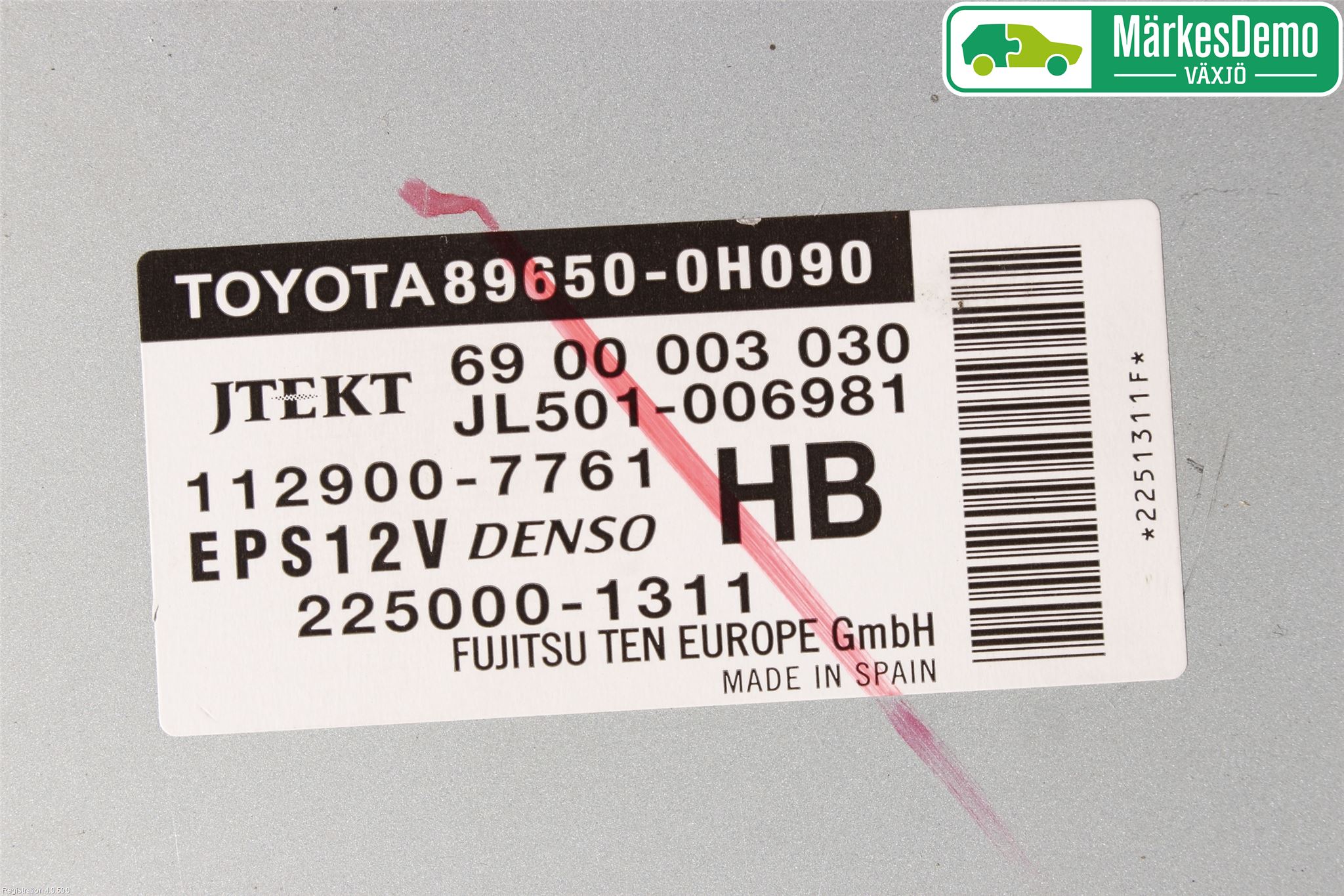 Toyota AYGO 15-21 Styreenhet Styreservo