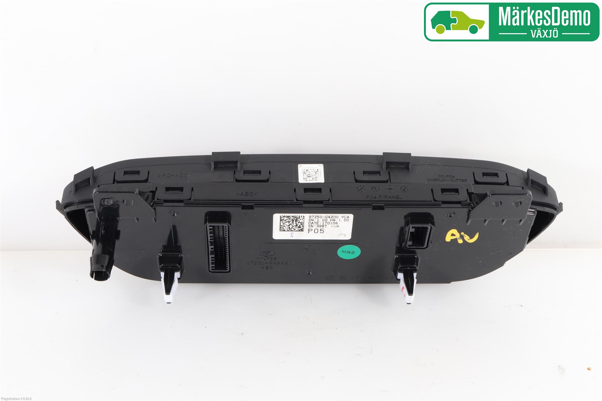 Hyundai i30 PD 17- Varme Ac Betjening-Display