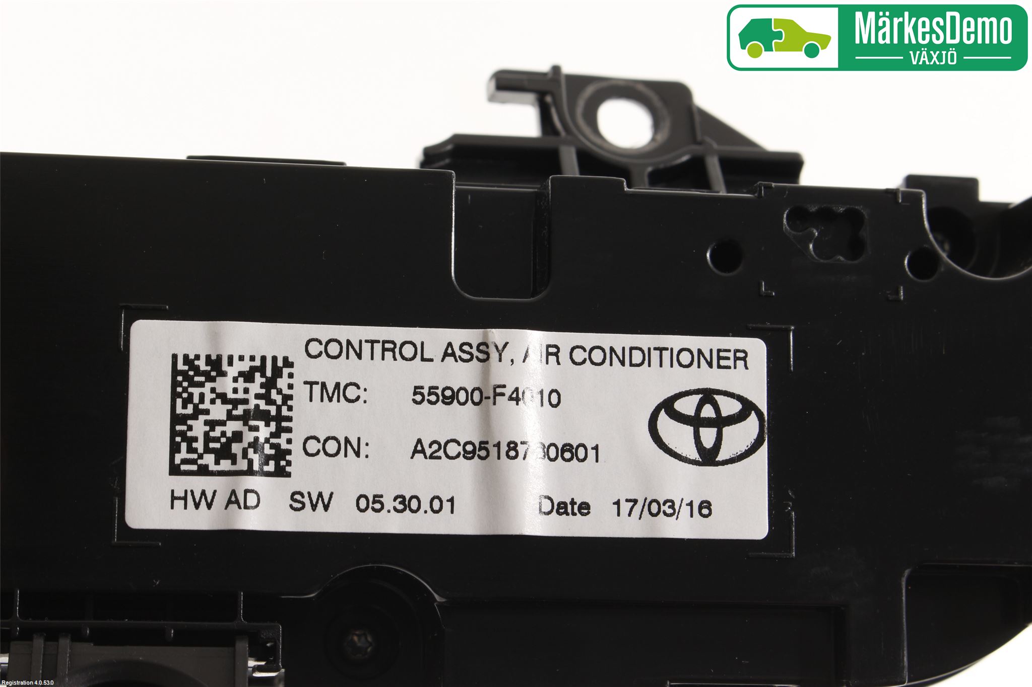 Toyota C-HR 16-23 Varme Ac Betjening-Display