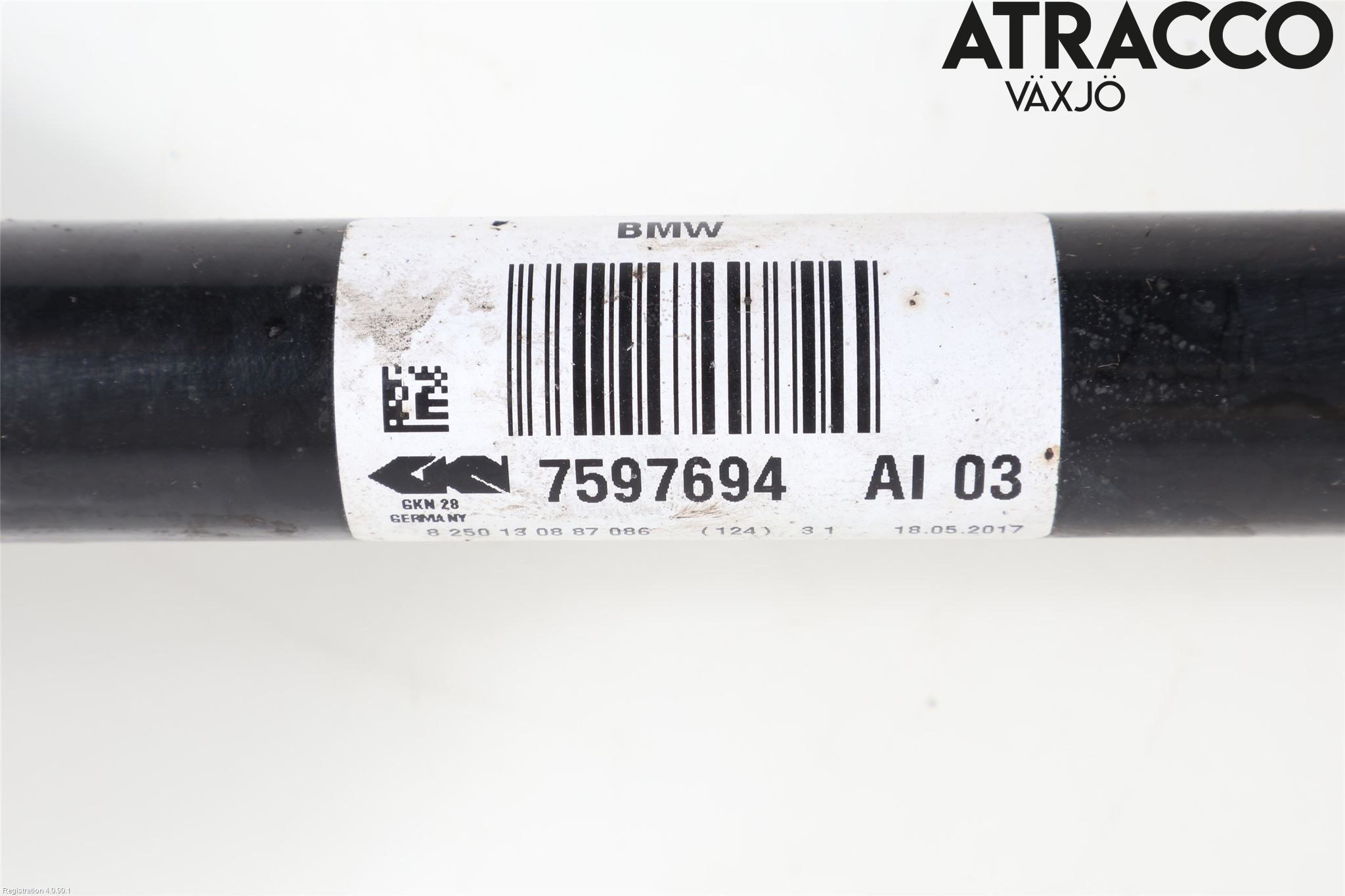 BMW 3 F30/F31/F80 12-19 Drivaksel Foran Kompl Høyre