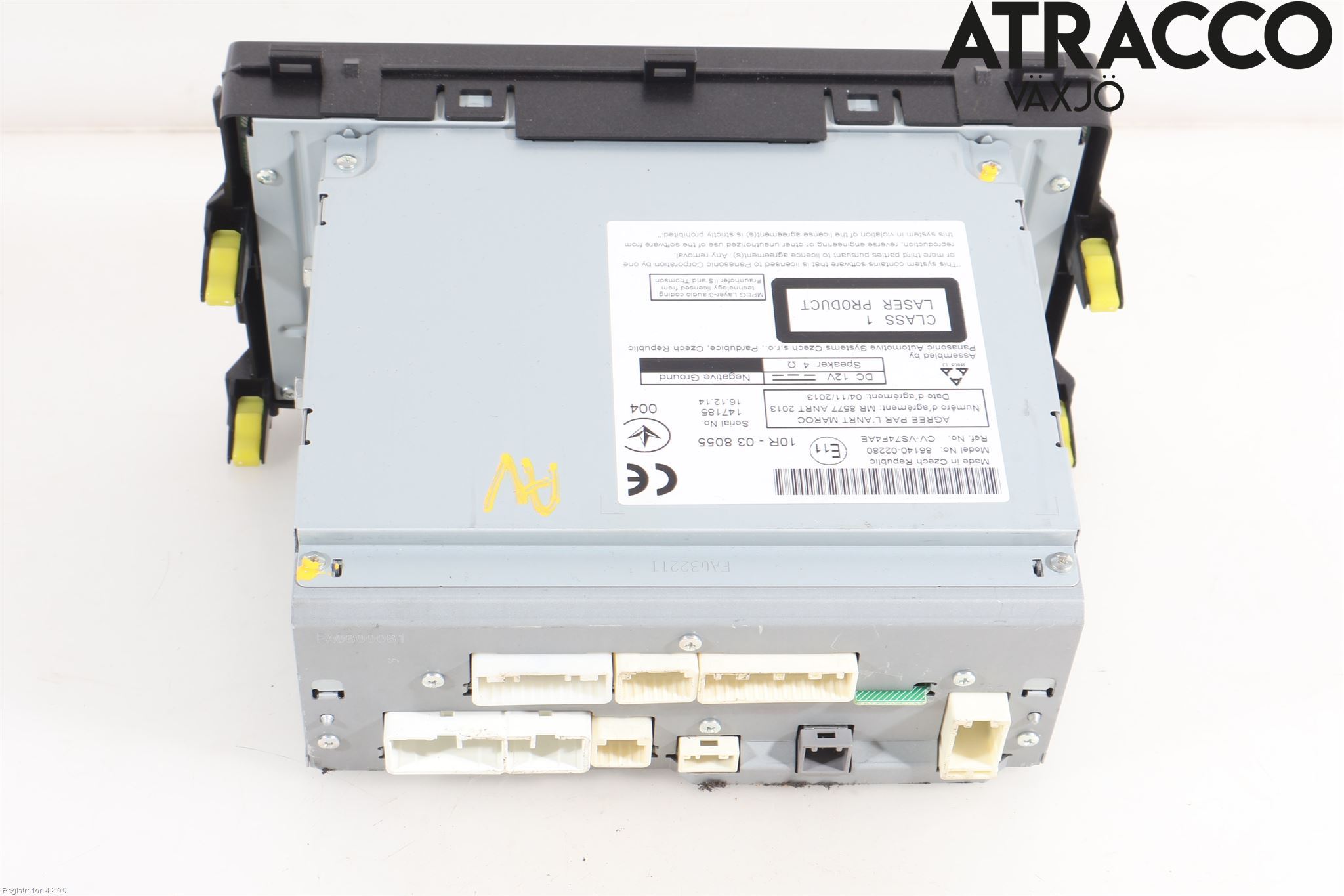 Toyota AURIS 13-19 Stereo Radio Med Cd
