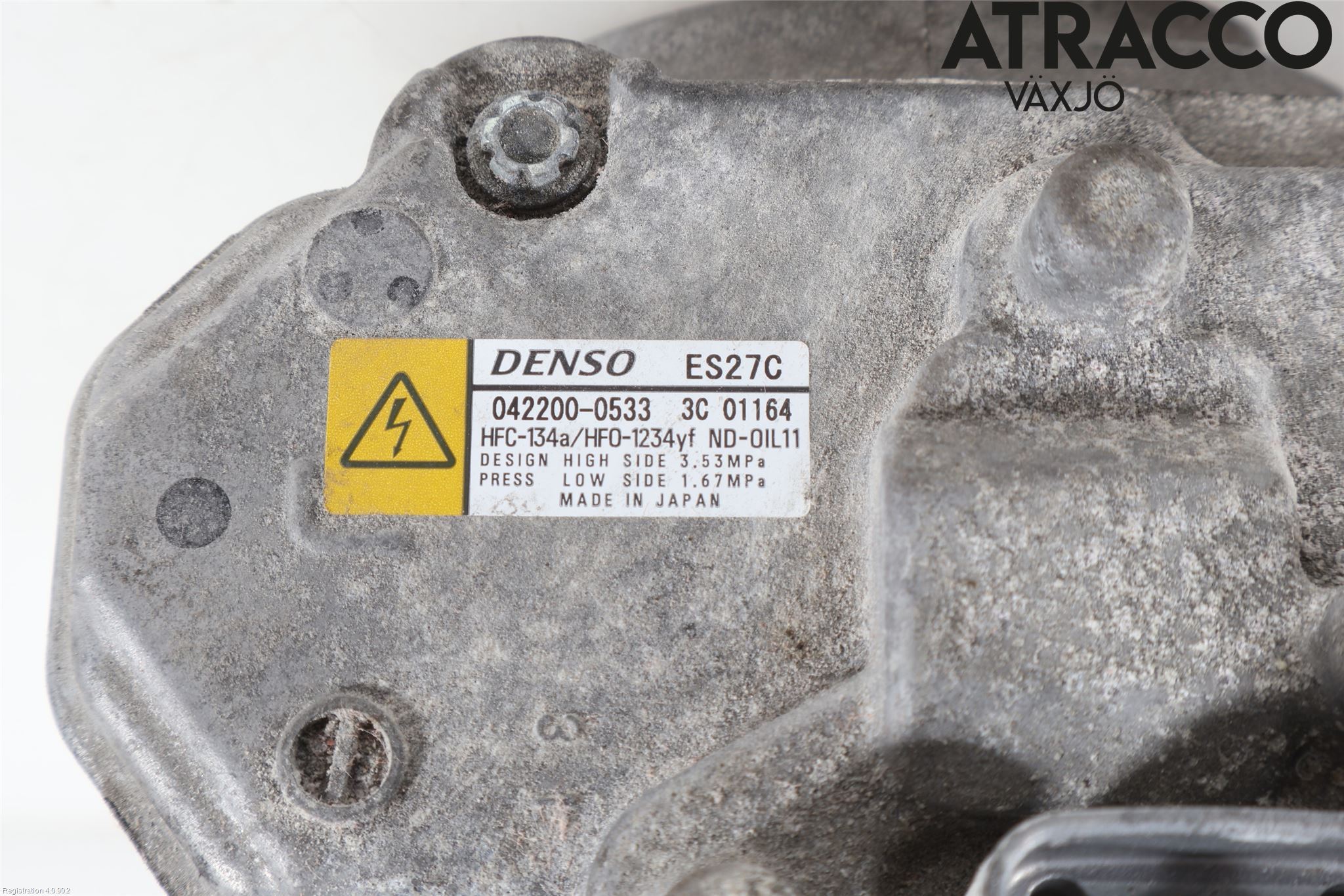 Lexus NX 300h 15-21 Varme Ac Kompressor