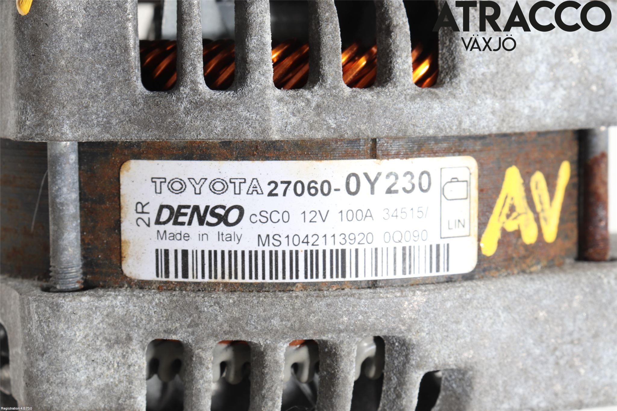 Toyota AURIS 13-19 Dynamo