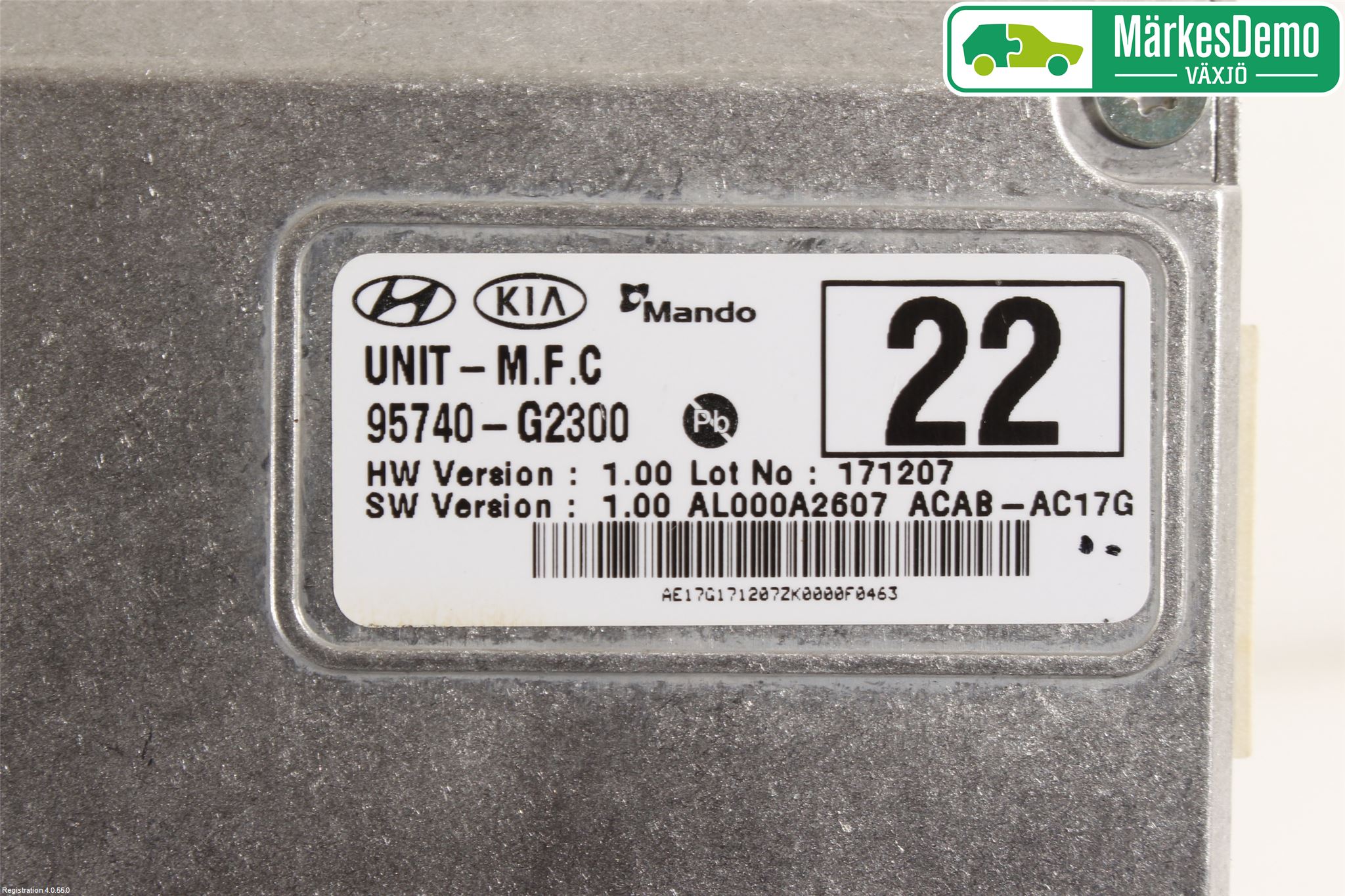 Hyundai IONIQ AE 17-22 Sensor Kollisjonsbeskyttelse
