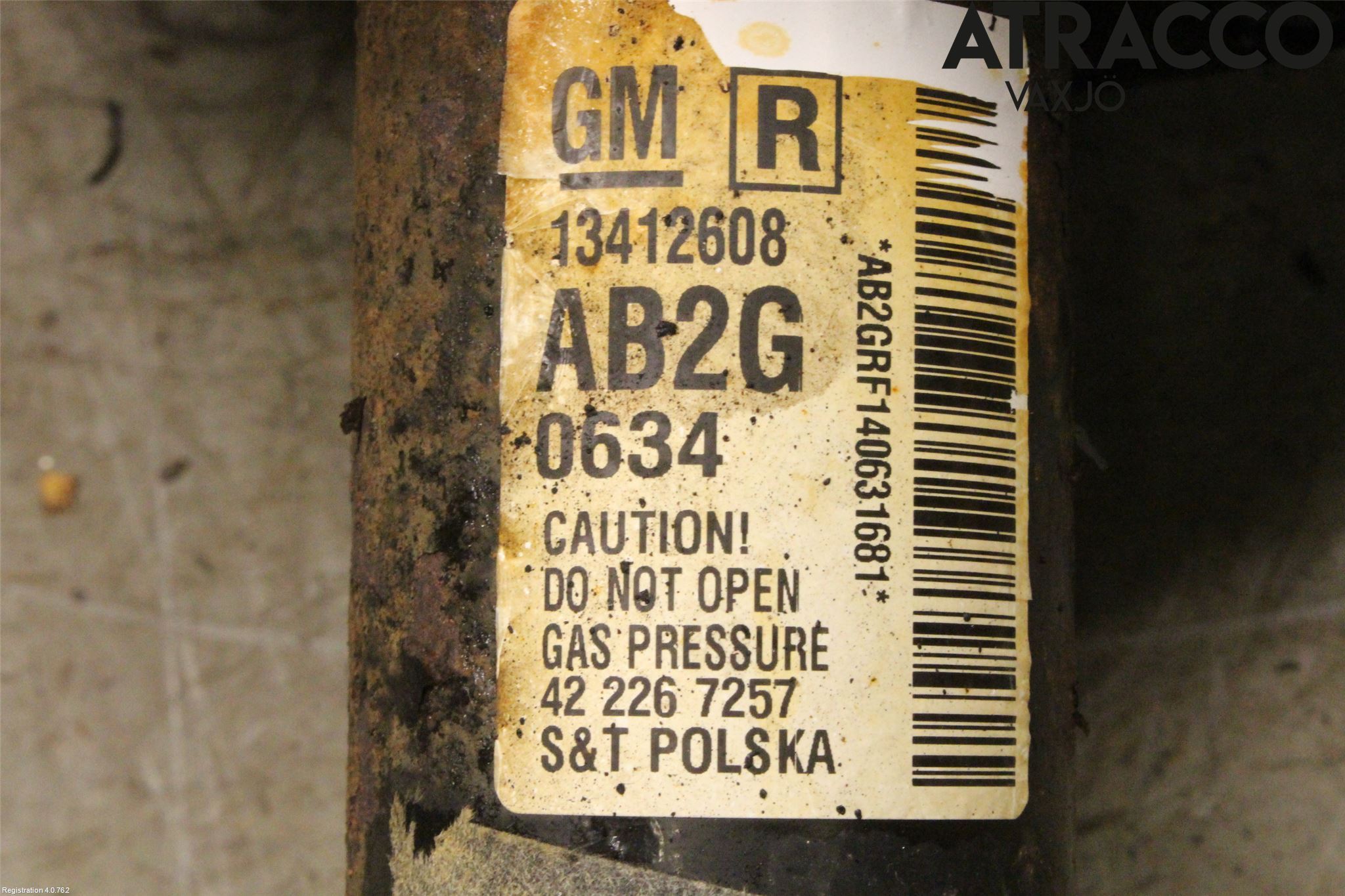 Opel ASTRA J 10-15 Fjærbein Foran Høyre