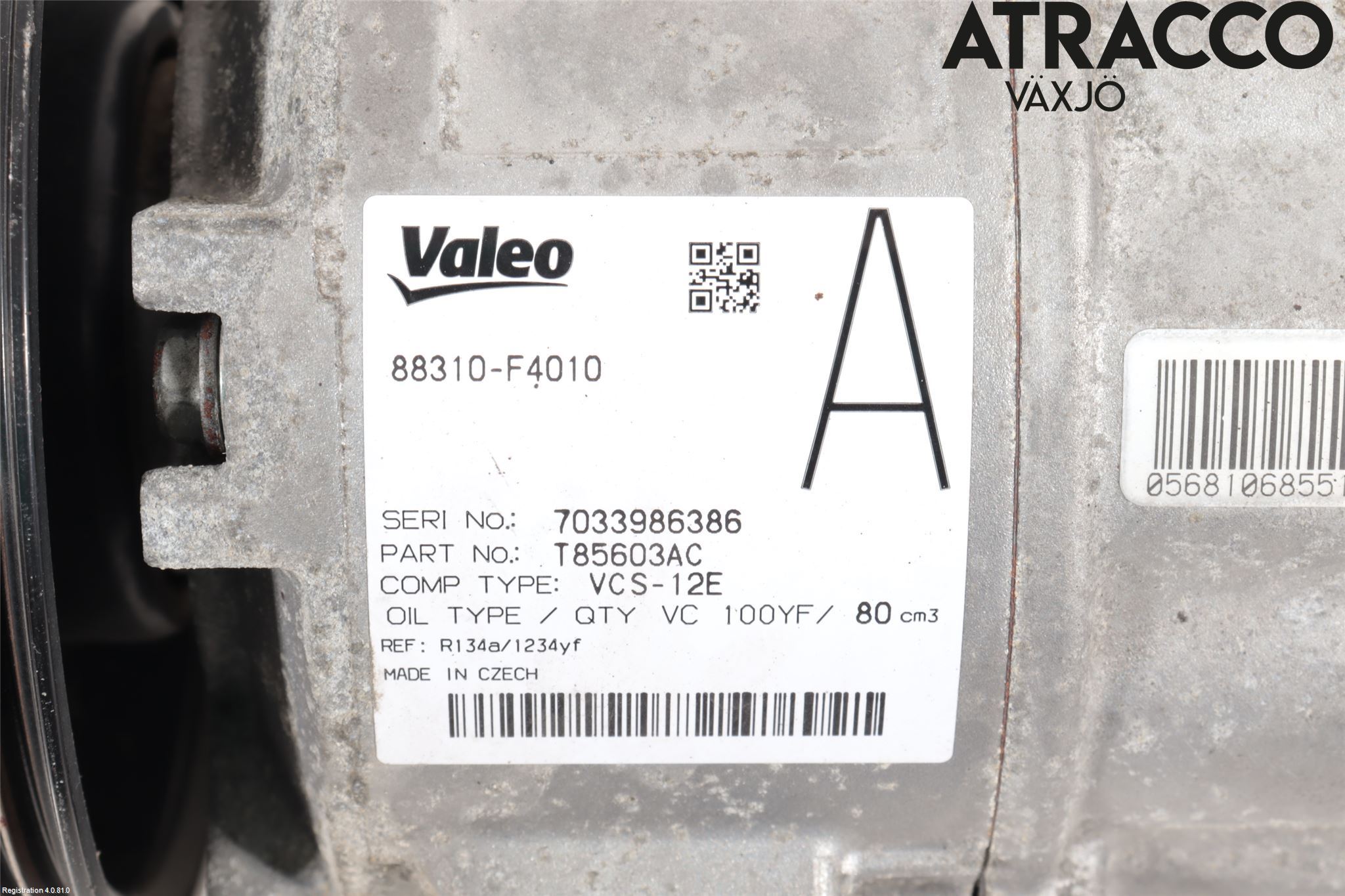 Toyota C-HR 16-23 Varme Ac Kompressor