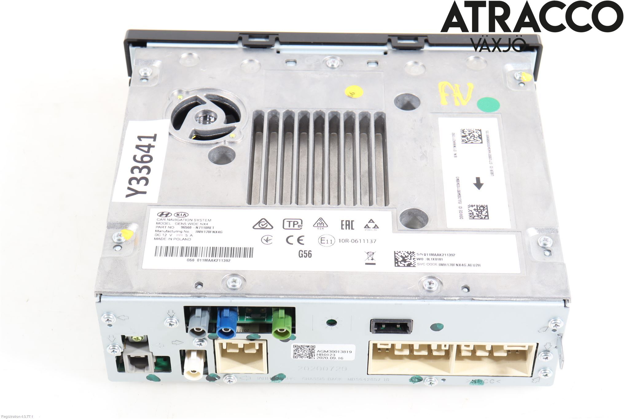 Hyundai TUCSON 05- Stereo Radio Med Cd
