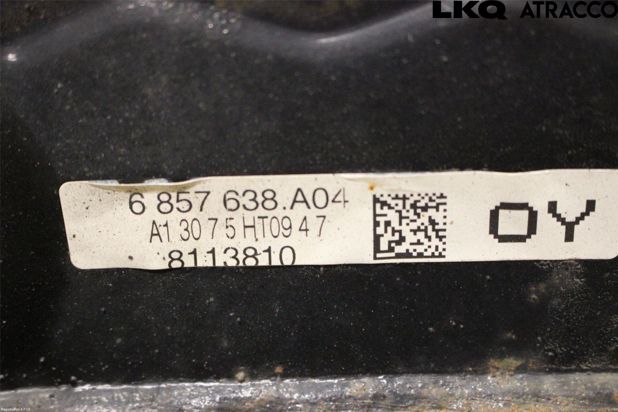 BMW 3 F30/F31/F80 12-19 Bakaksel Feste Travers-Ramme