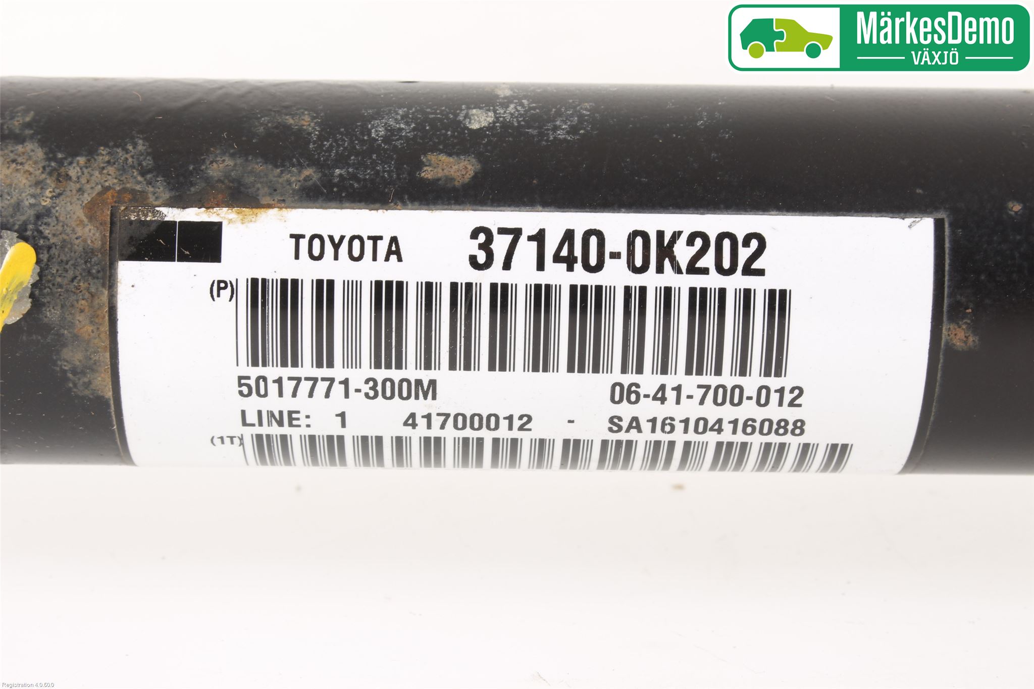 Toyota HILUX 16- Mellomaksel Fremre 4Wd