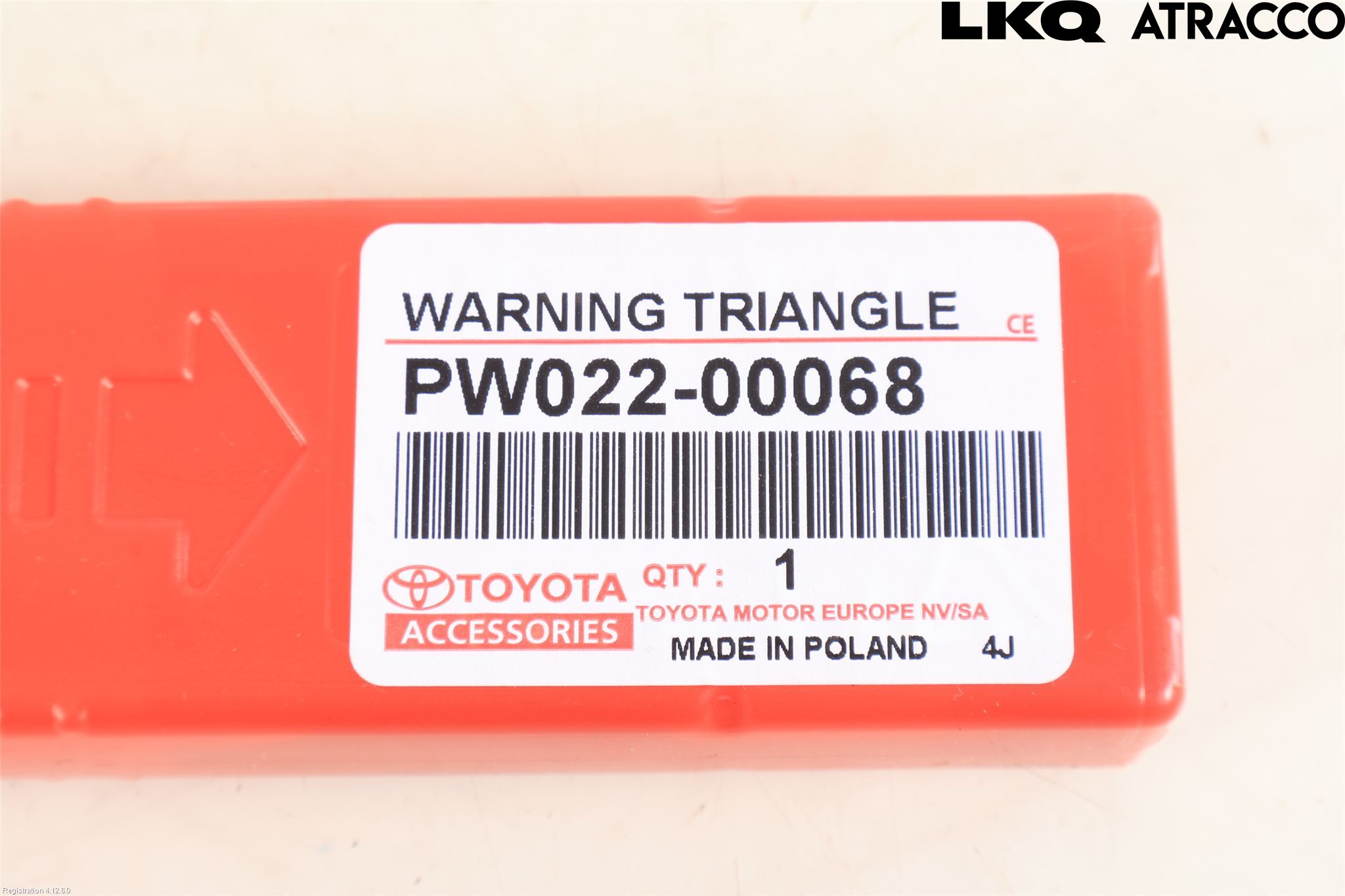 Toyota C-HR 24- Varseltrekant