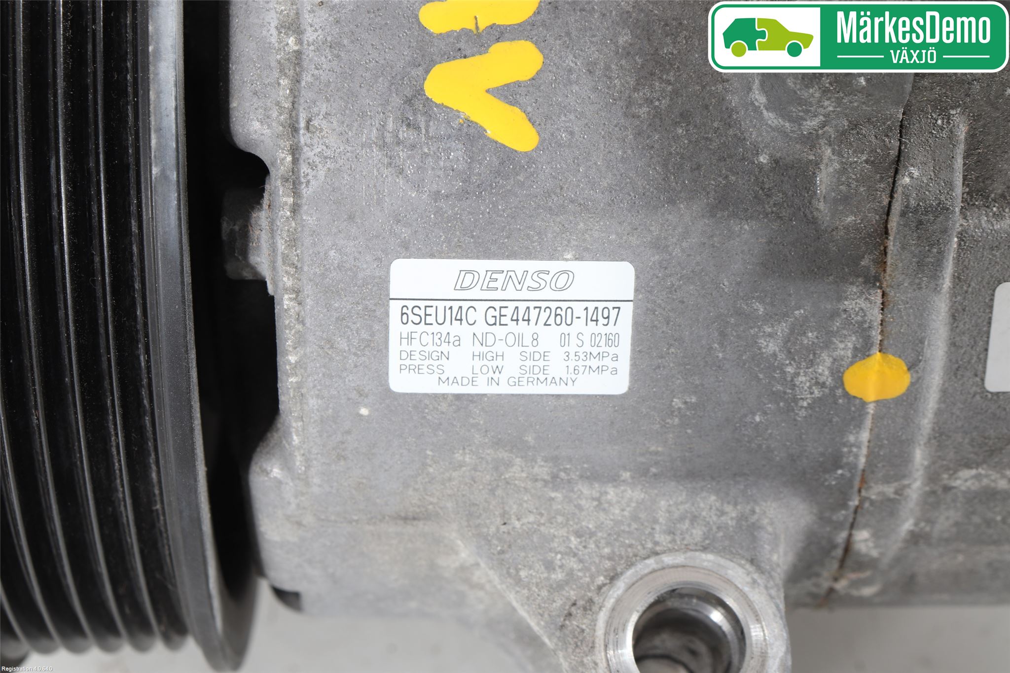 Toyota VERSO 09-18 Varme Ac Kompressor